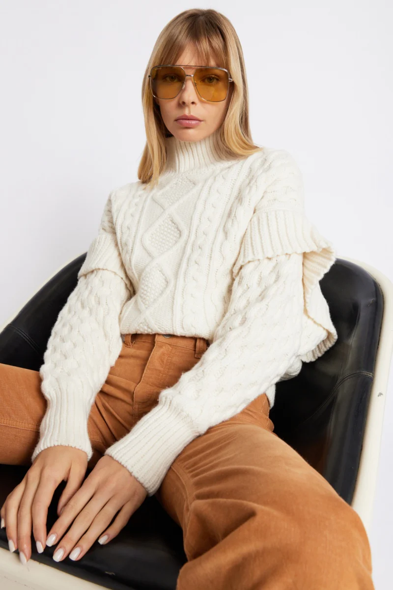 Jean Flare - Camel - Image 3