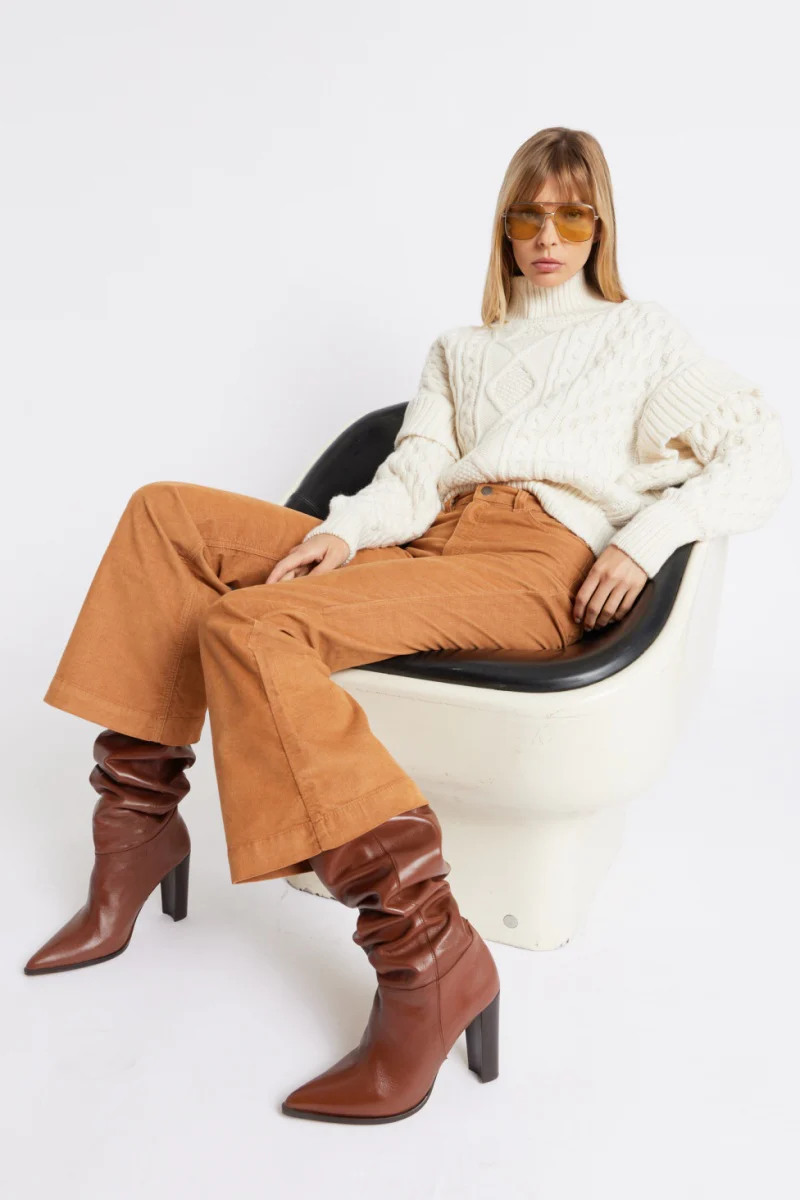 Jean Flare - Camel - Image 5
