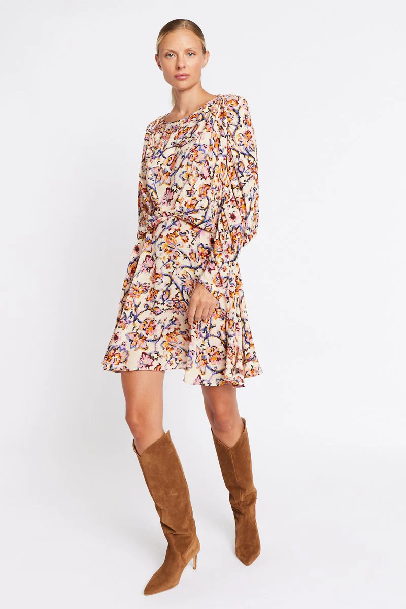 Robe Manches Chauves-Souris - Print Frida - Image 4