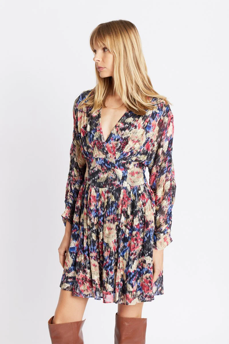 Robe Decolte Imprimé - Printlouna - Image 2