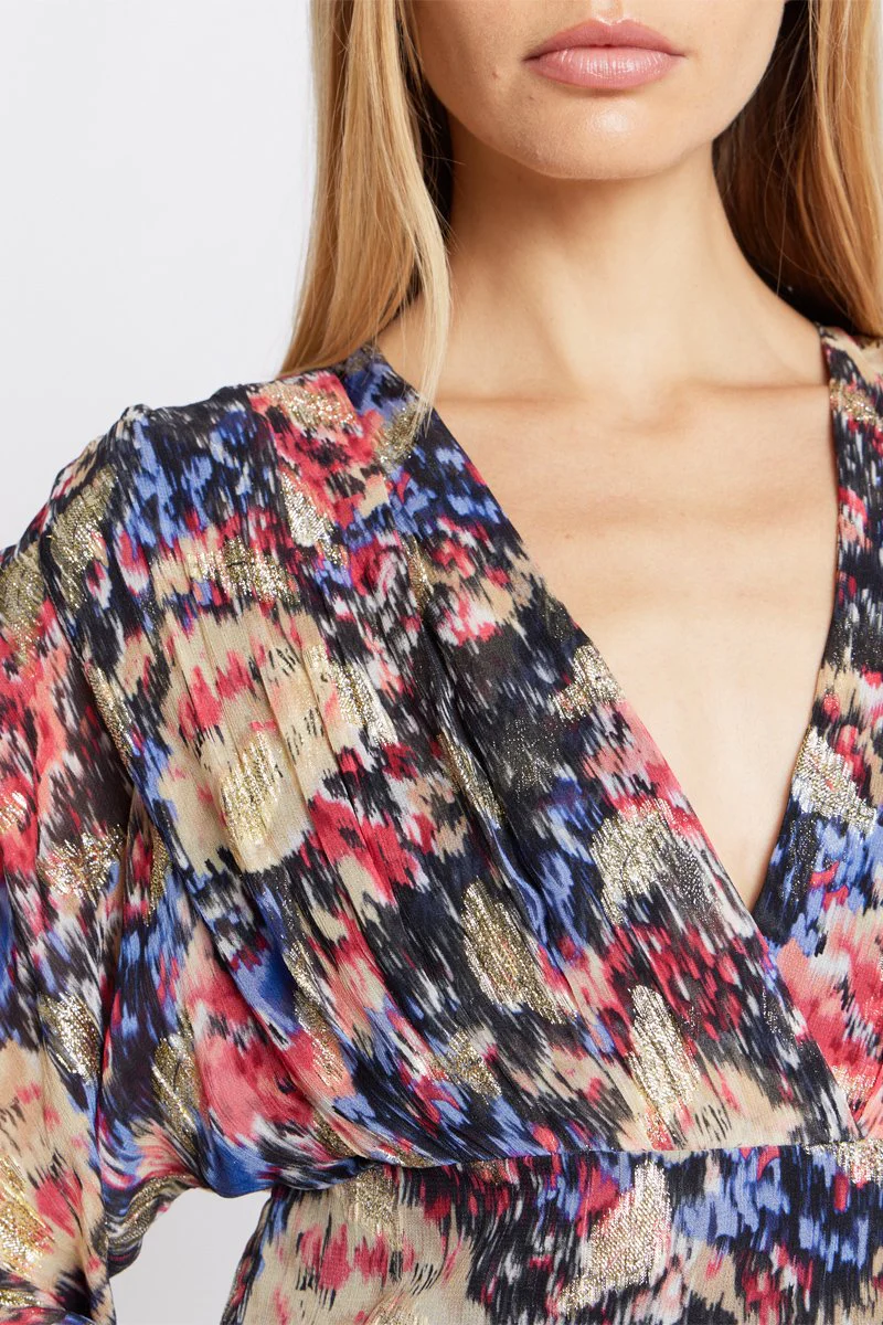 Robe Decolte Imprimé - Printlouna - Image 4