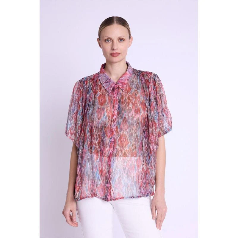 Robe Courte Manche Ballon - Dye - Image 2