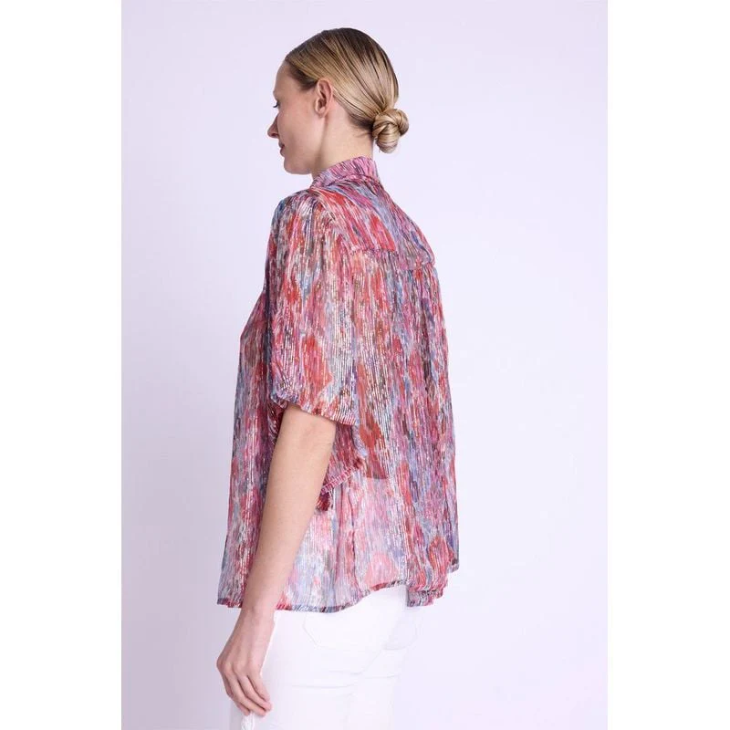 Robe Courte Manche Ballon - Dye - Image 3