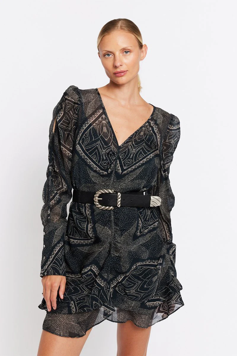 Robe Froncée - Print Tamaya - Image 2