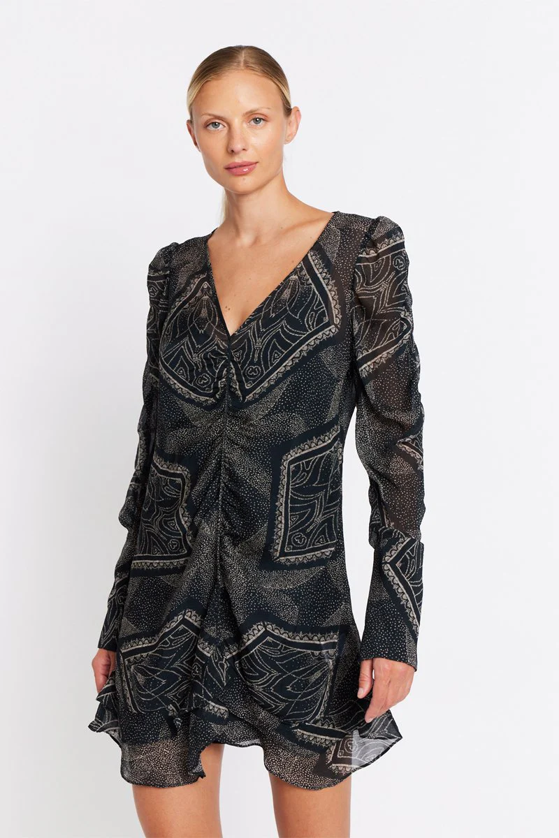 Robe Froncée - Print Tamaya - Image 3