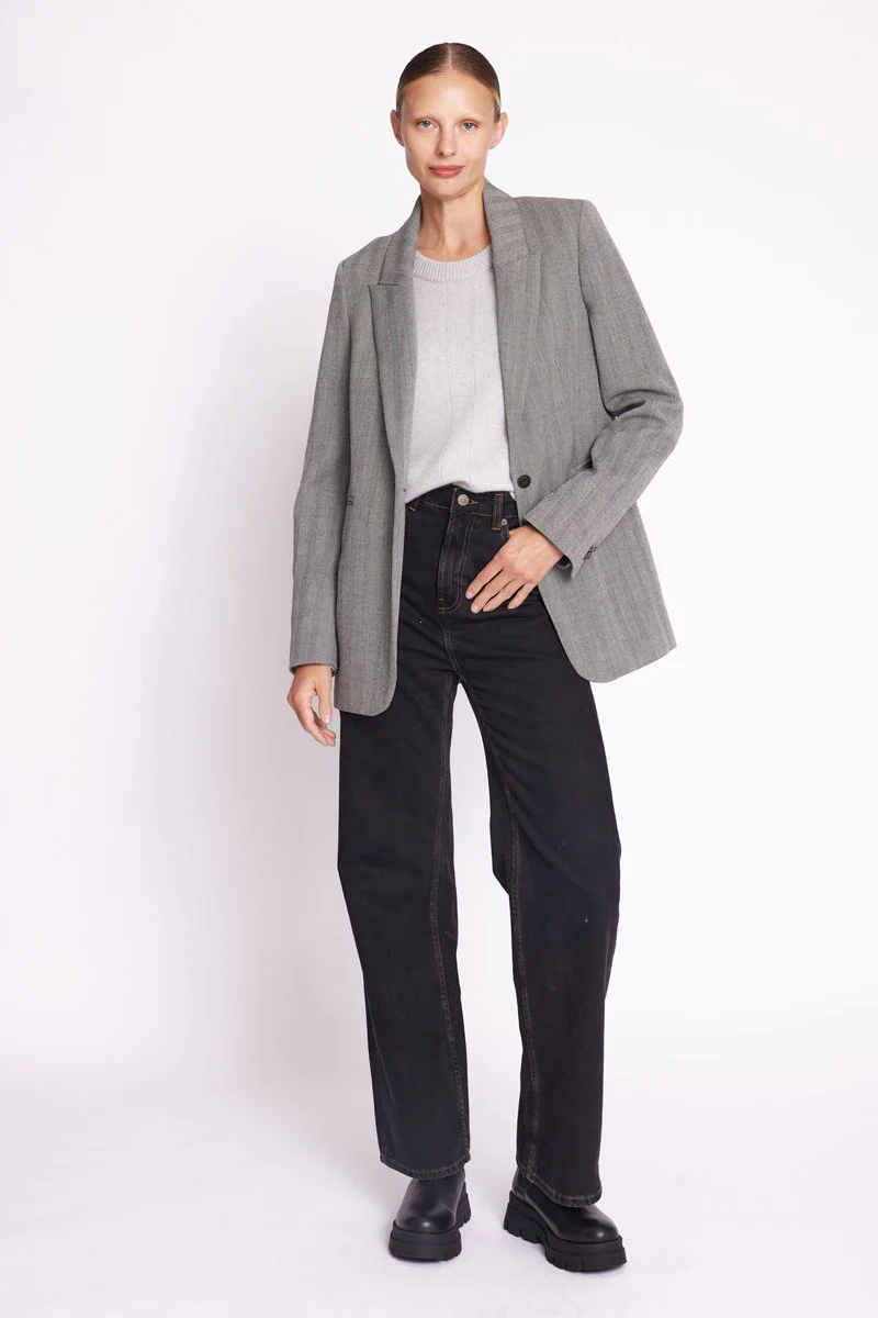 Veste Tailleur - Chevron Gris - Image 4