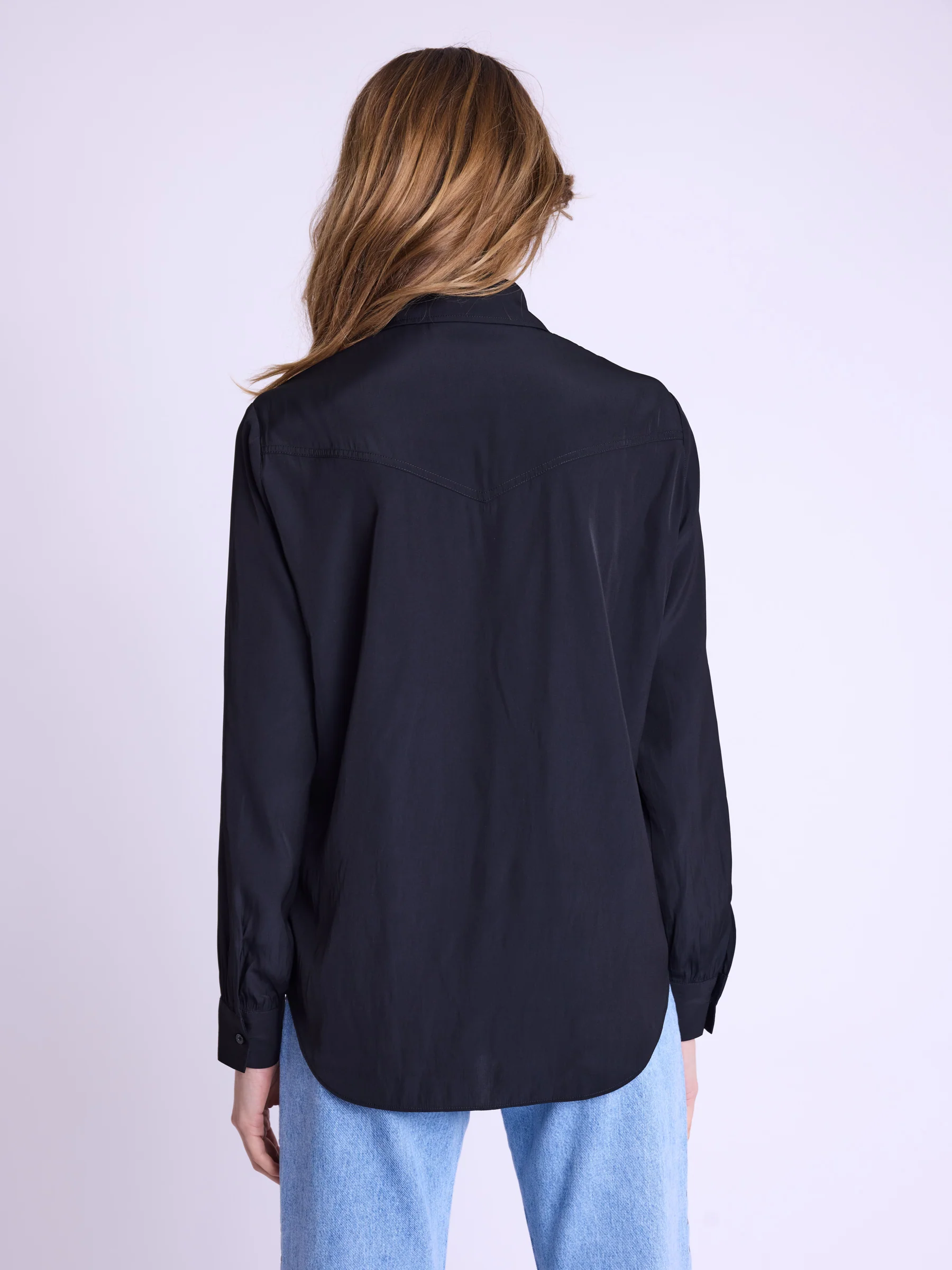 Chemise Avec Franges - Black - Image 3