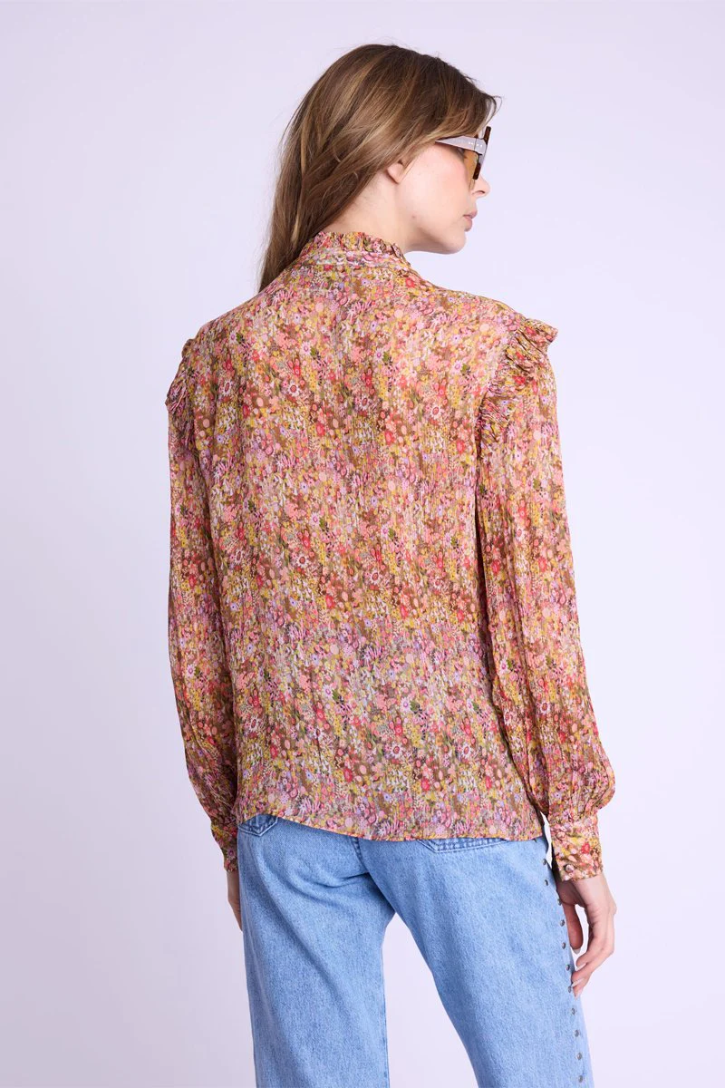 Chemise Volant Epaule - Bloomflowerprint - Image 2