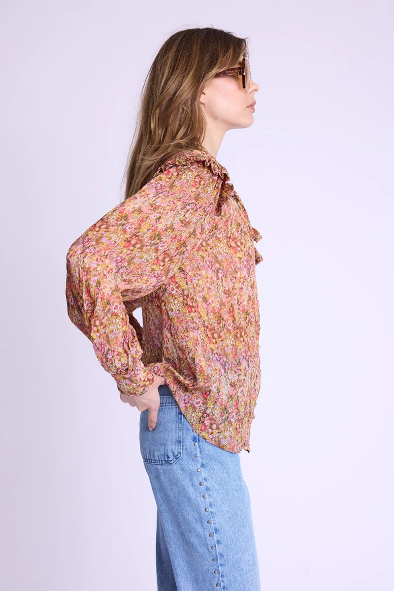 Chemise Volant Epaule - Bloomflowerprint - Image 3
