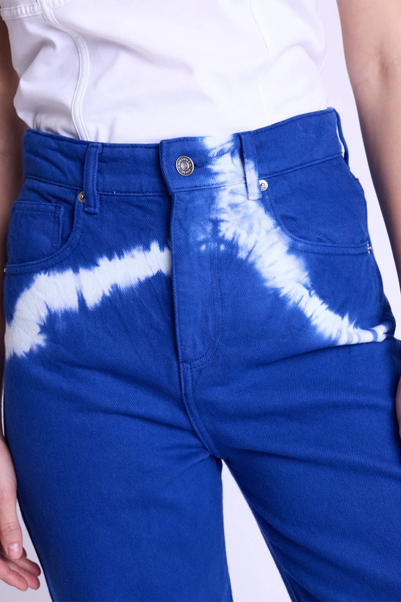 Jean Droit Délavé - Blue - Image 4