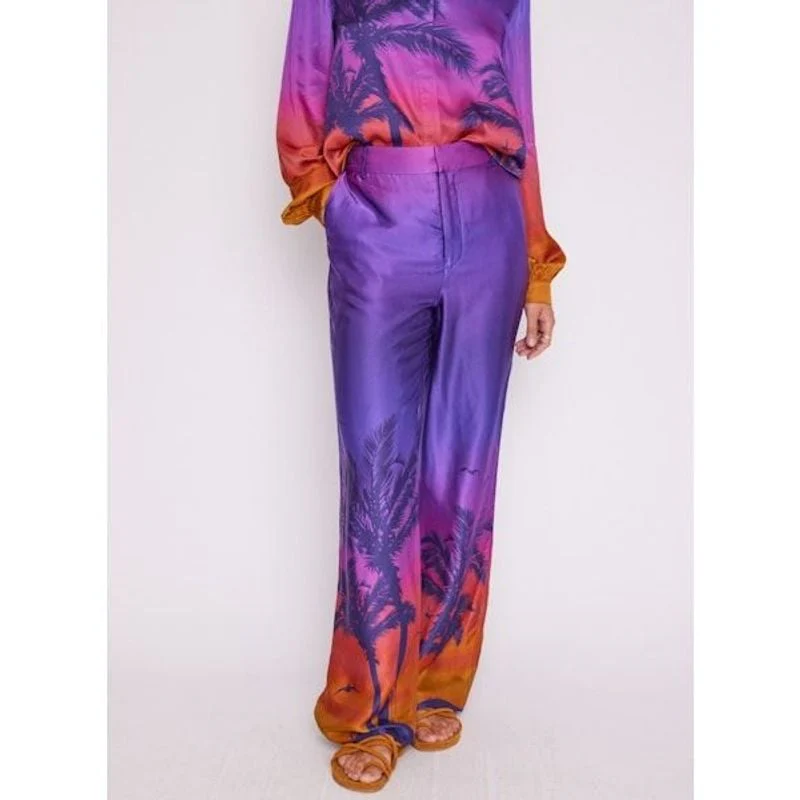 Pantalon Fluide - Sunset-Print - Image 2