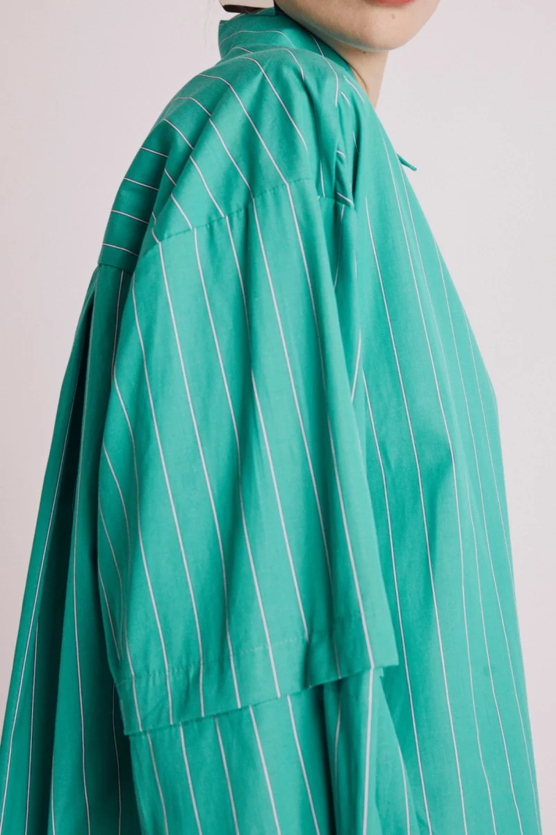 Chemise Rayee - Greenstripes - Image 4