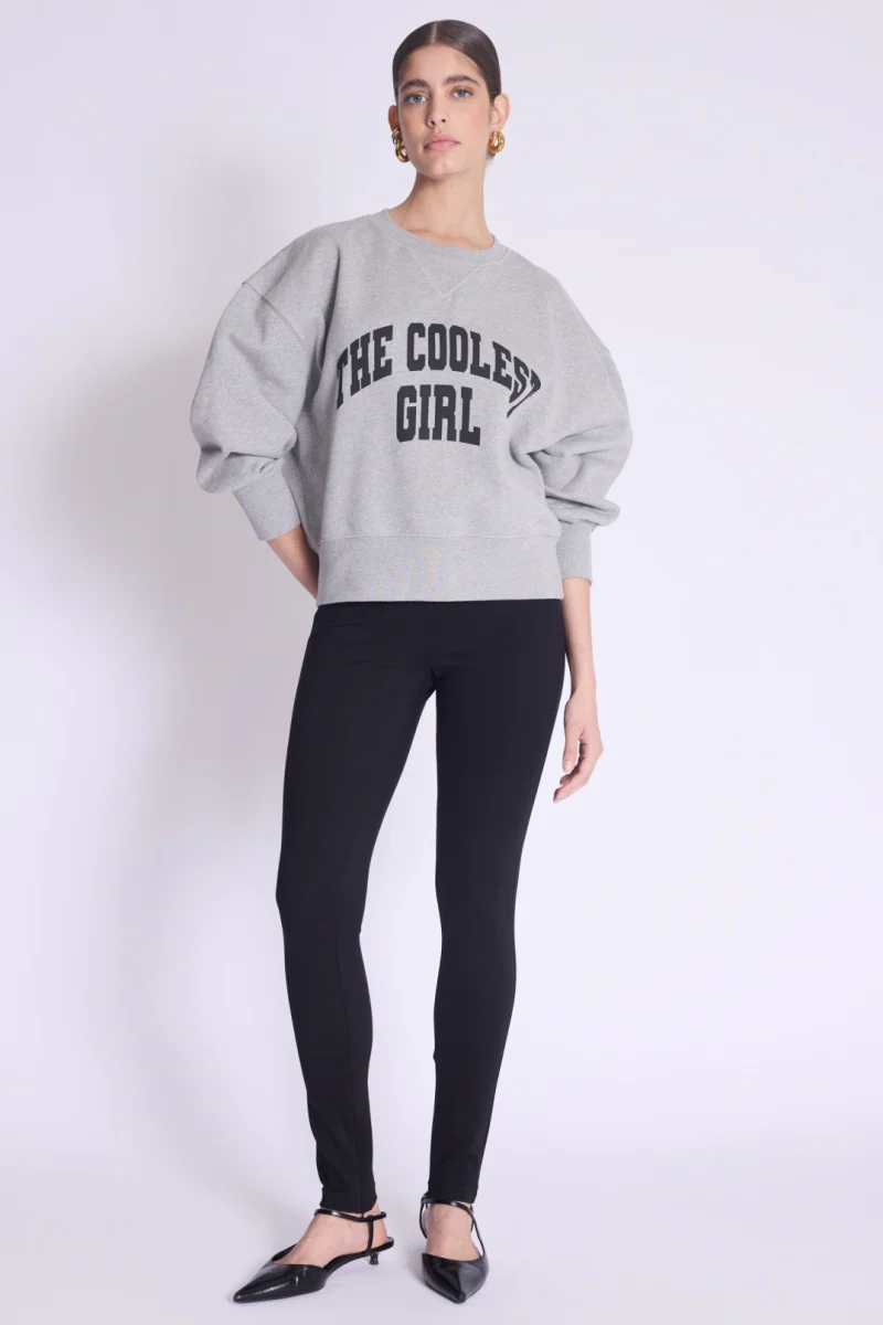 Legging Avec Zip Bas Jambe - Black - Image 4