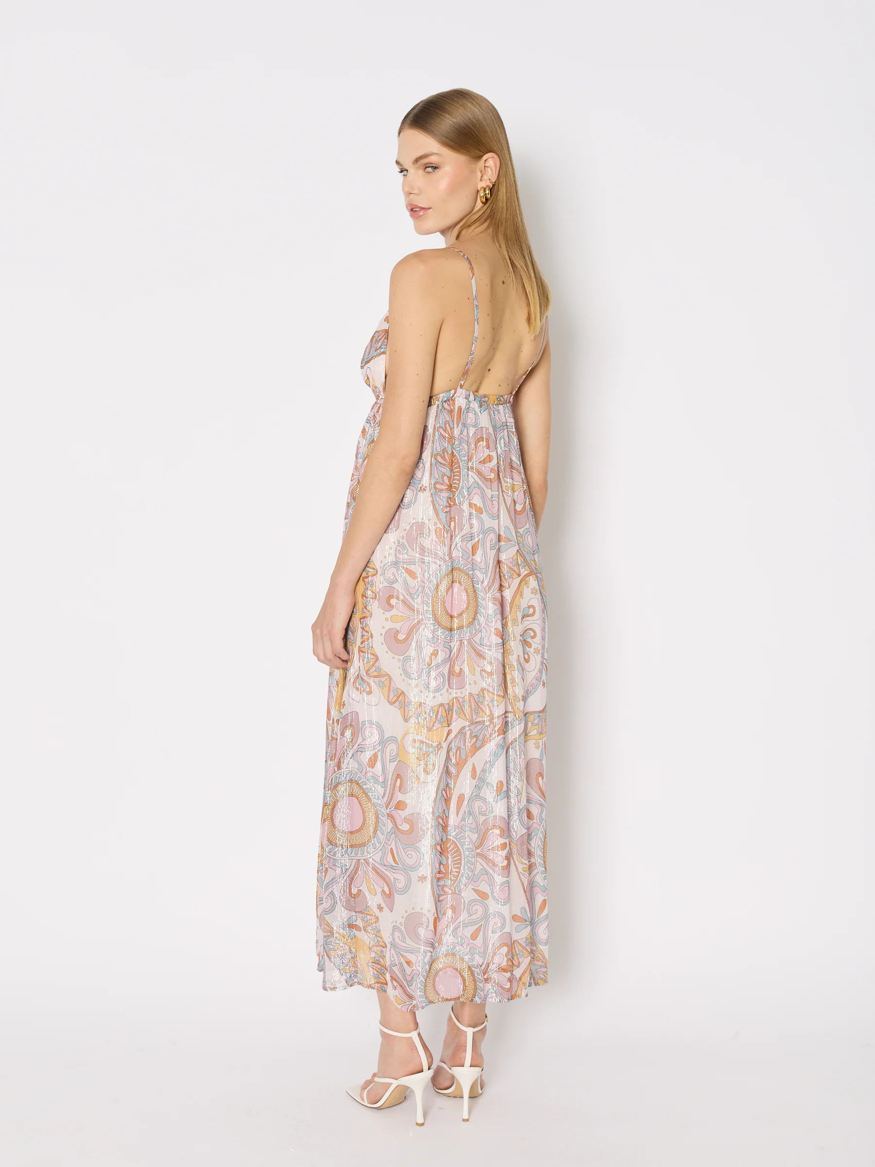 Robe Longue Imprimee Bretelles - Ibiza-Sunshine - Image 5