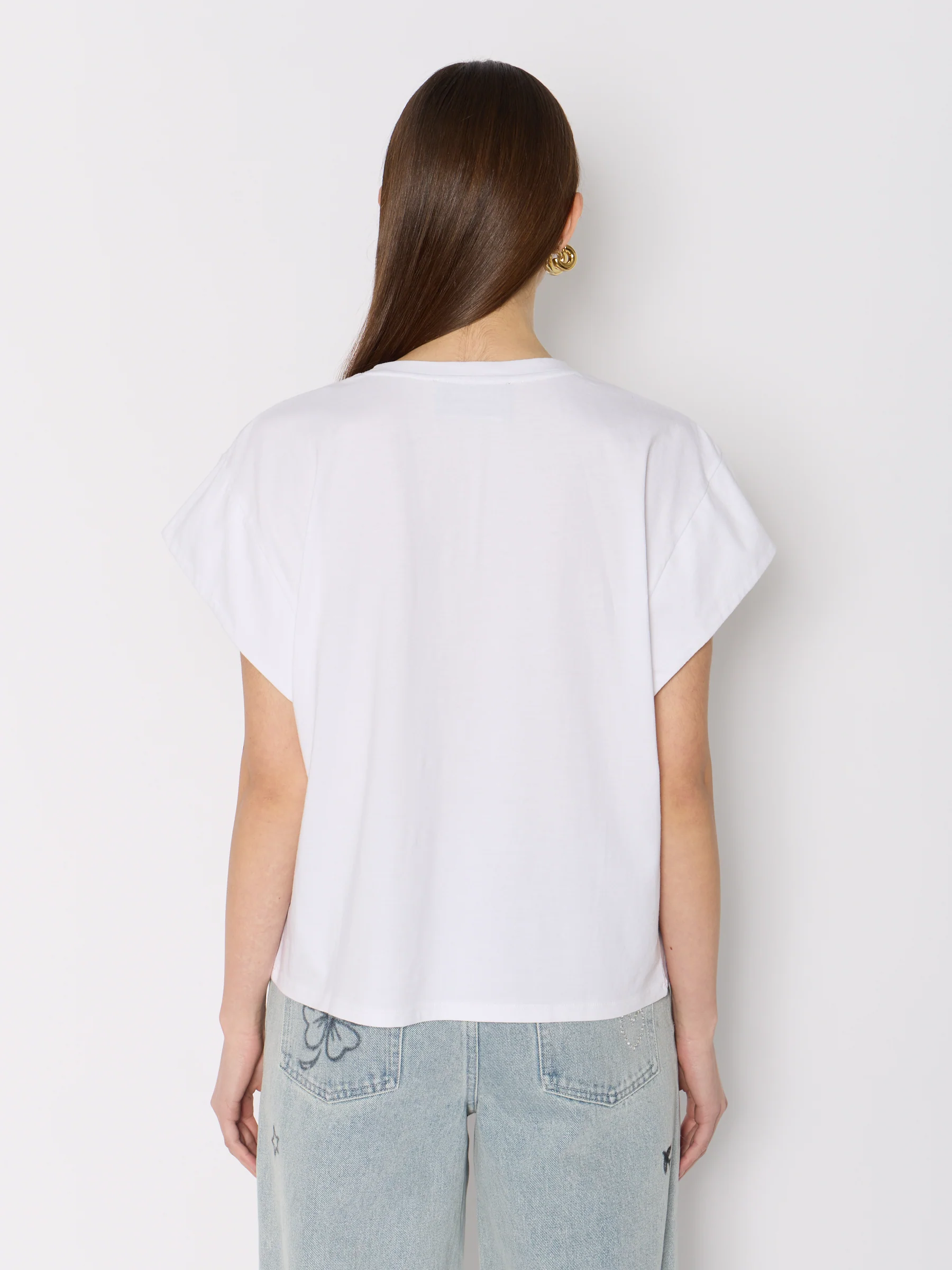 Tshirt Avec Collier Perles - White - Image 4