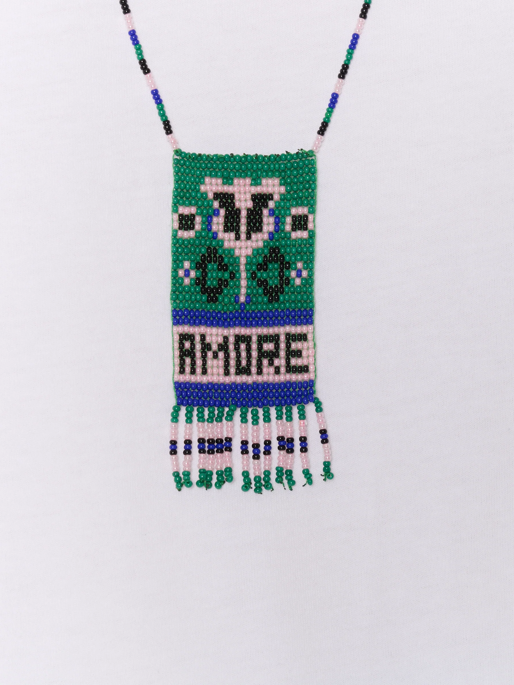 Tshirt Avec Collier Perles - White - Image 5