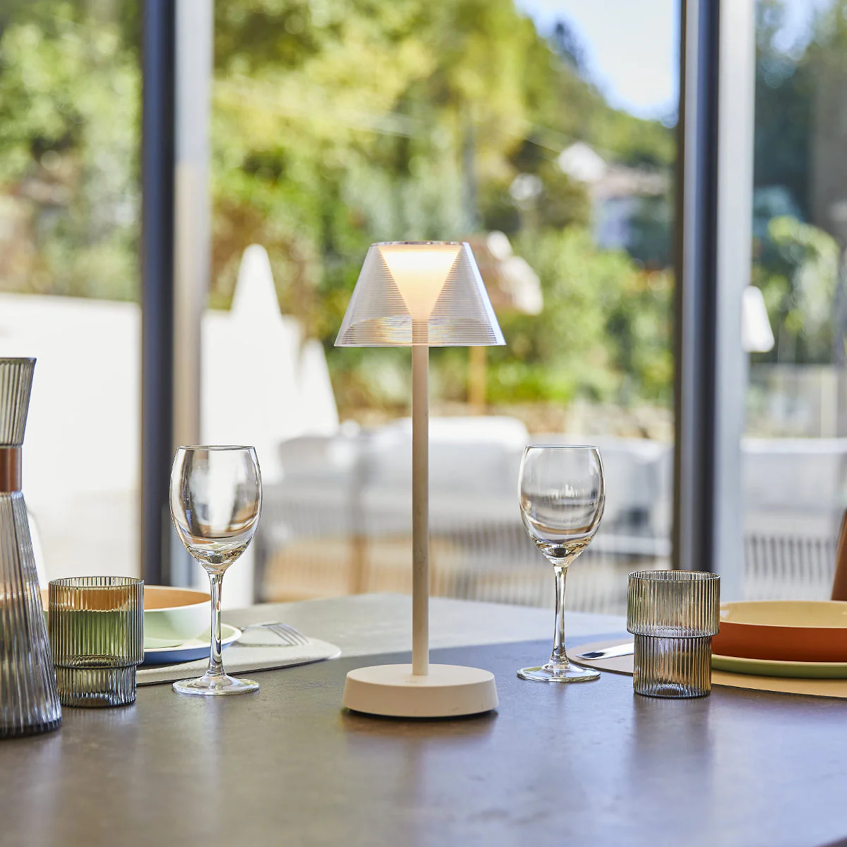Lampe De Table Sans Fil - Beverly White - Image 2