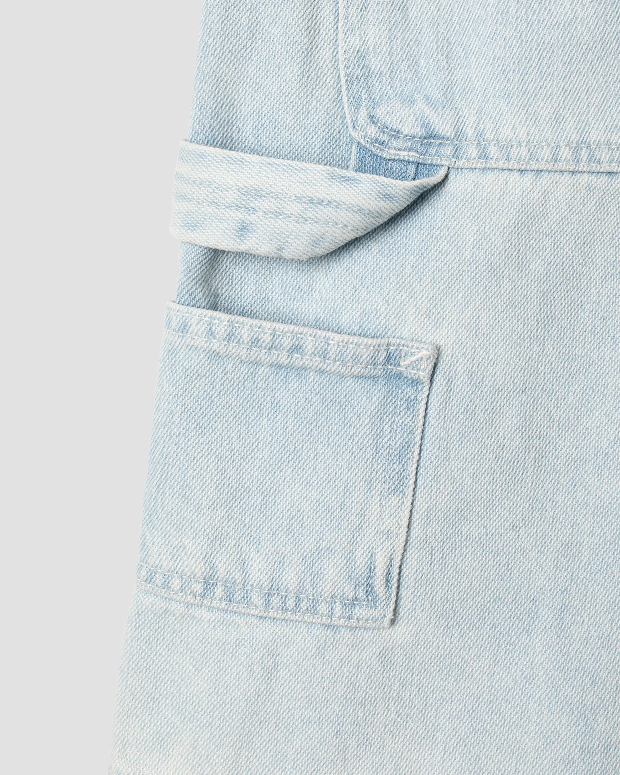 Big Job Short - Lite Blue Denim - Image 5