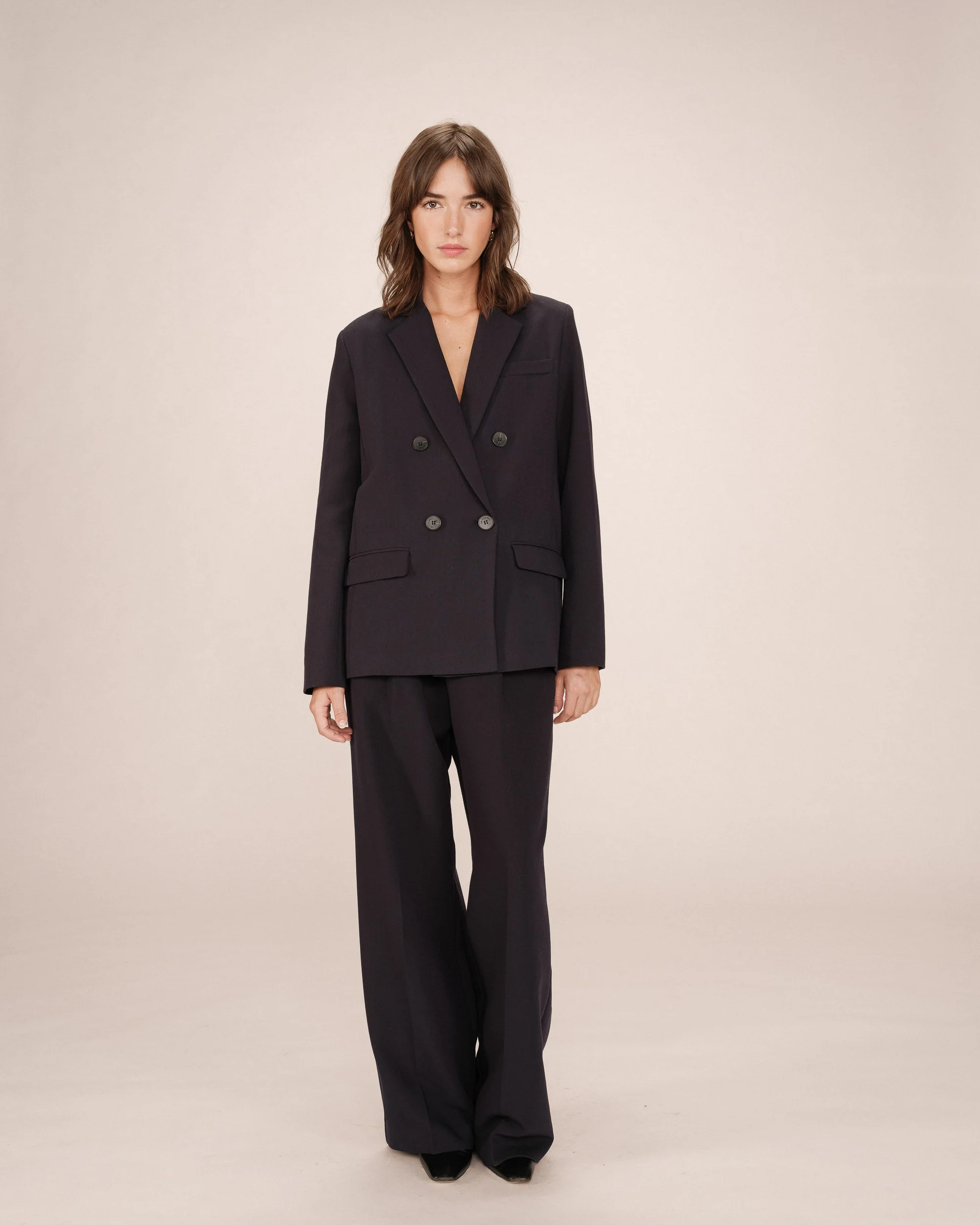 Blazer Croise Droit Marine Sureau - Image 3