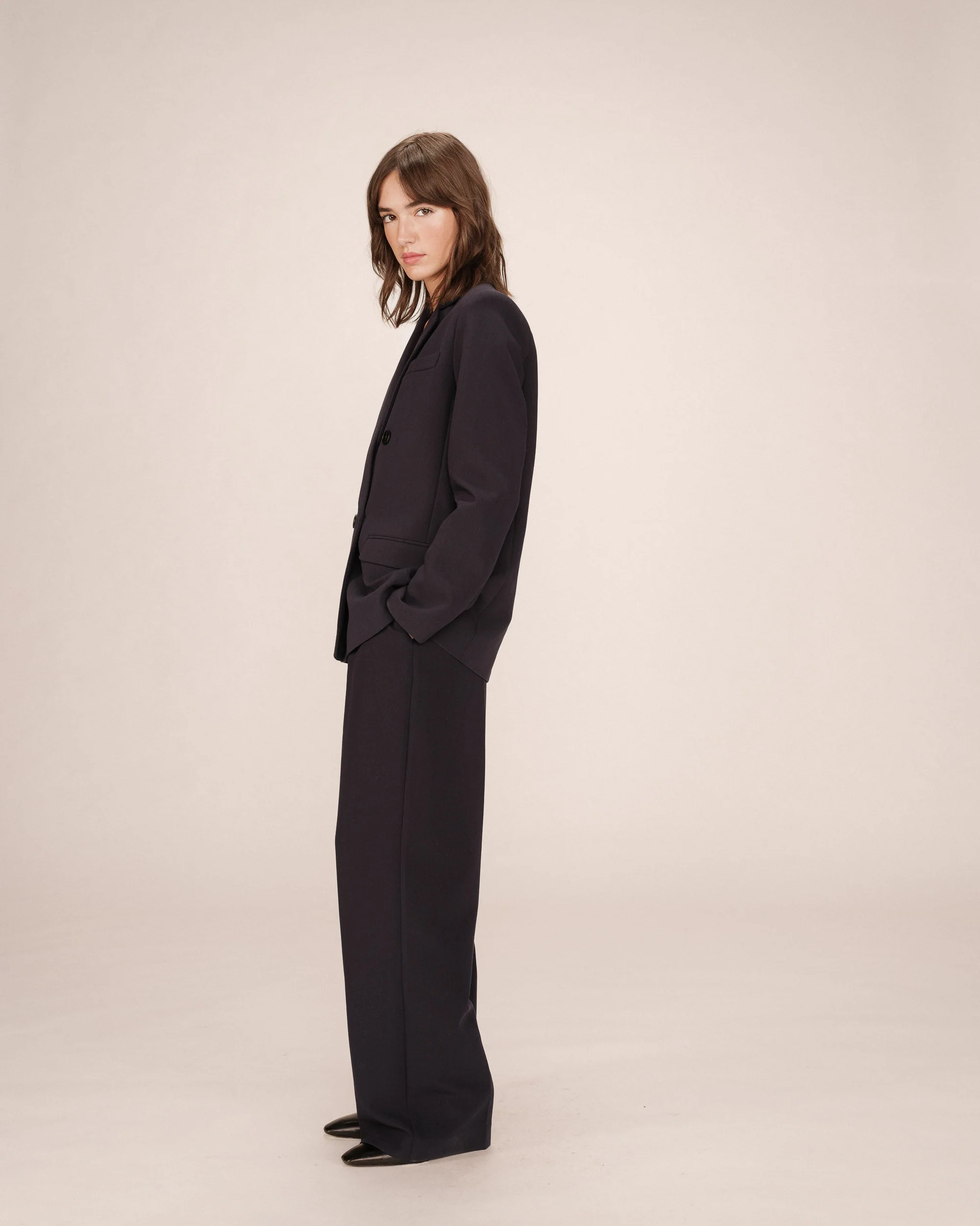 Blazer Croise Droit Marine Sureau - Image 4