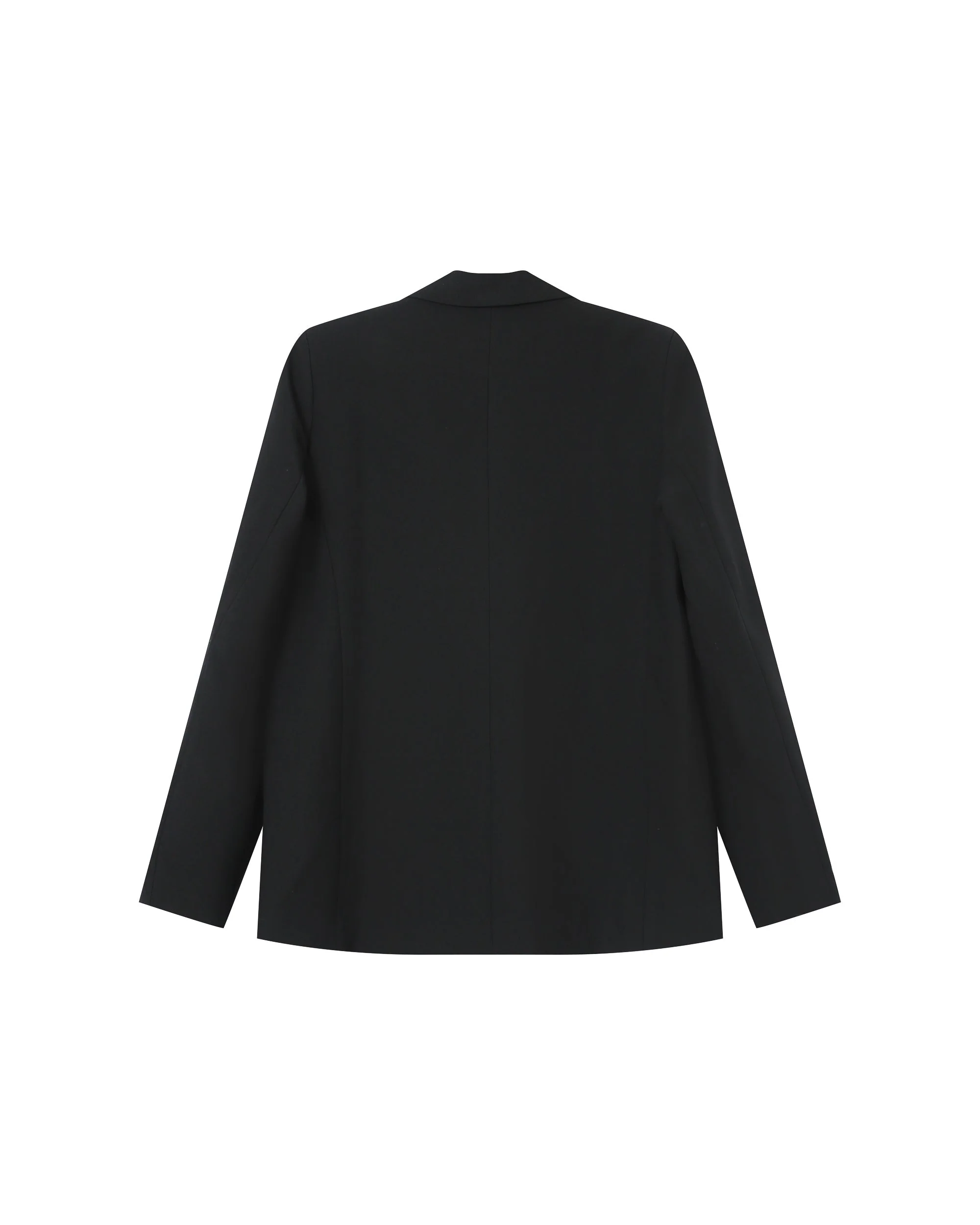 Blazer Croise Droit Noir Sureau - Image 7