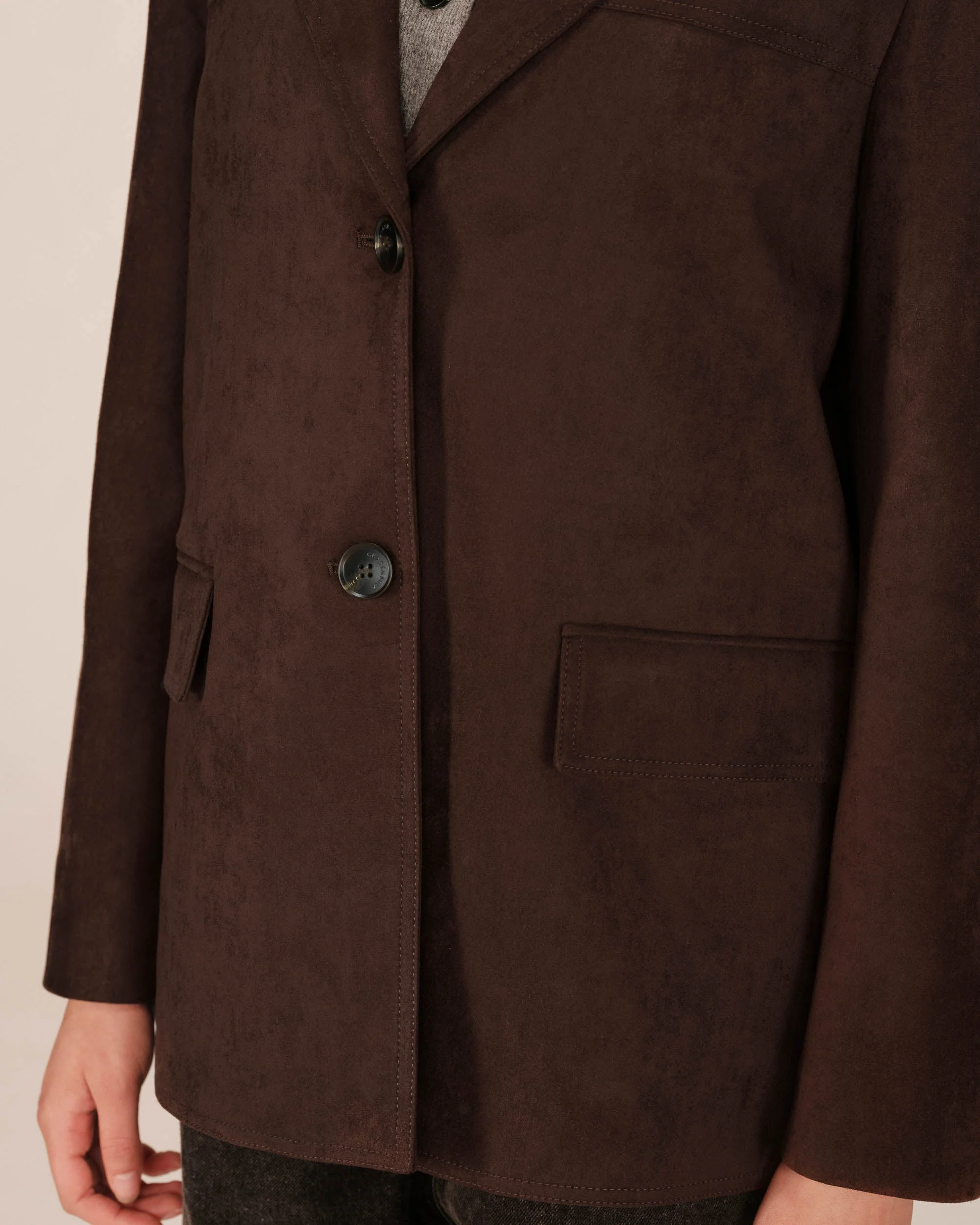 Blazer Chocolat Shannon - Image 3