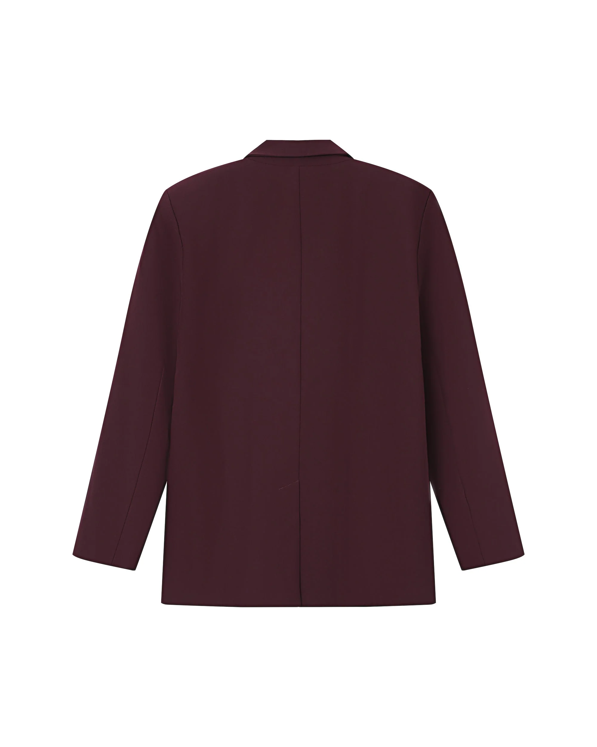 Blazer Large Droit Bordeaux Strong - Image 8
