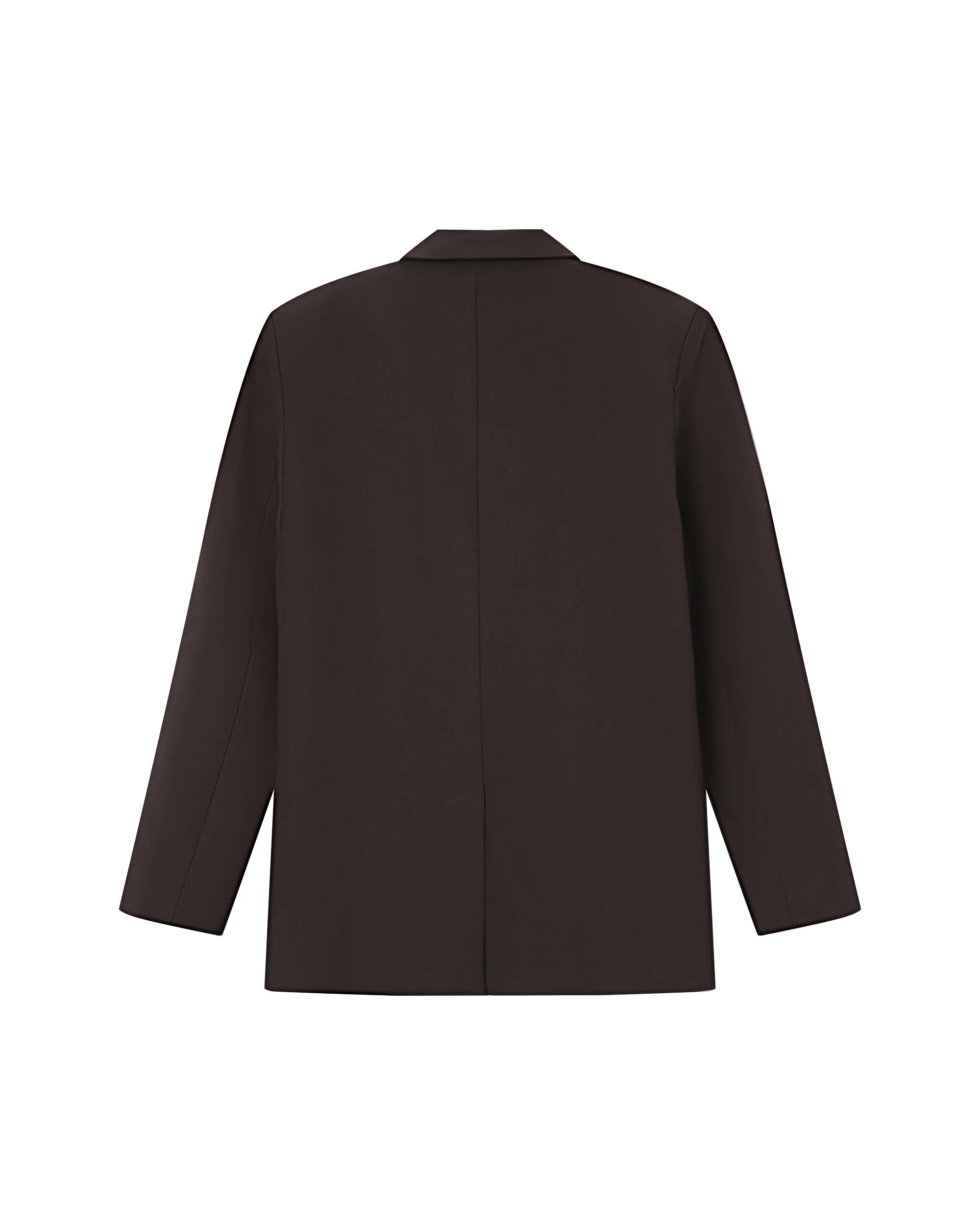 Blazer Large Droit Chocolat Strong - Image 8