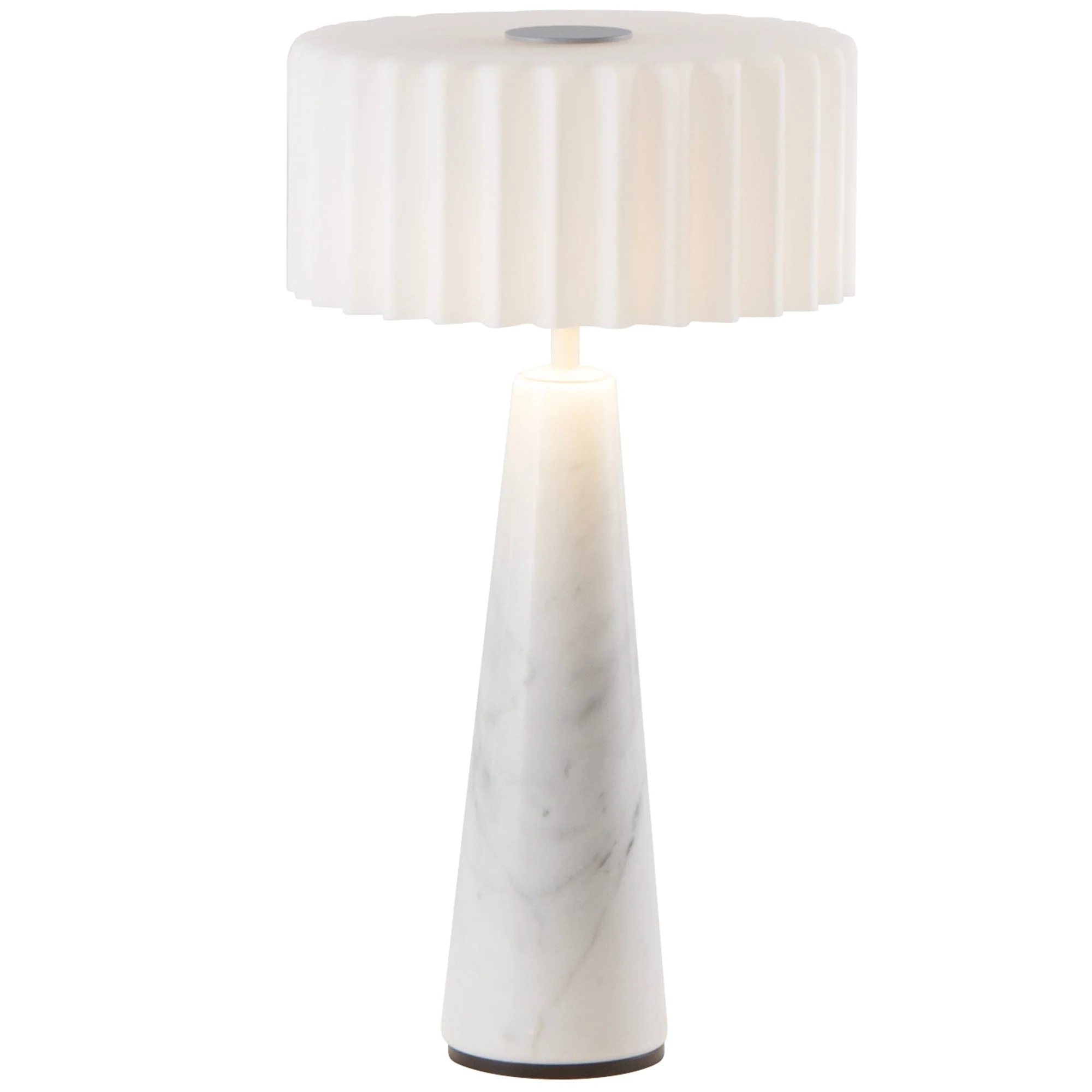 Lampe De Table Sans Fil - Blok White Marble - Image 2