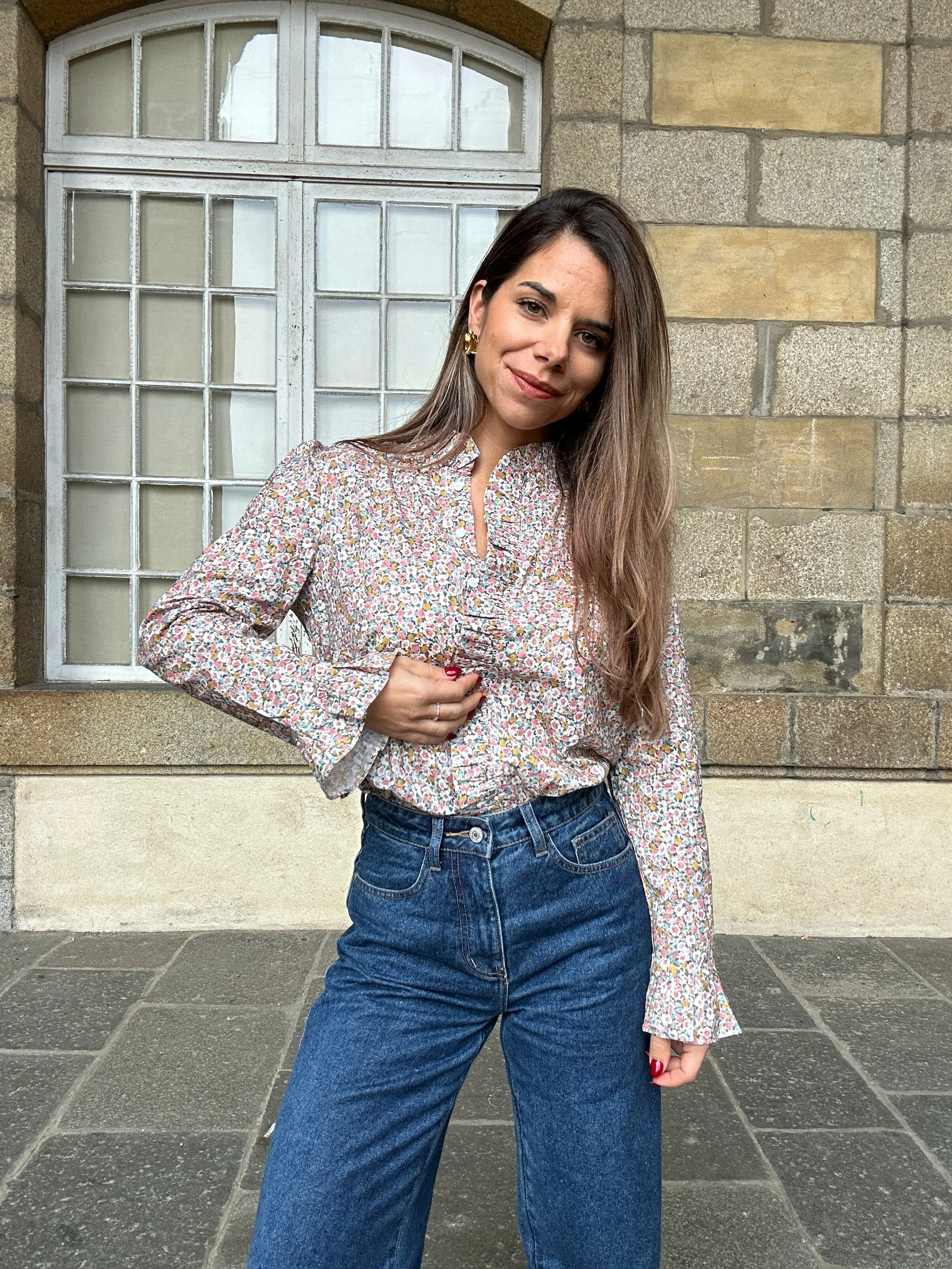 Blouse À Fleurs Jeanne - Image 2