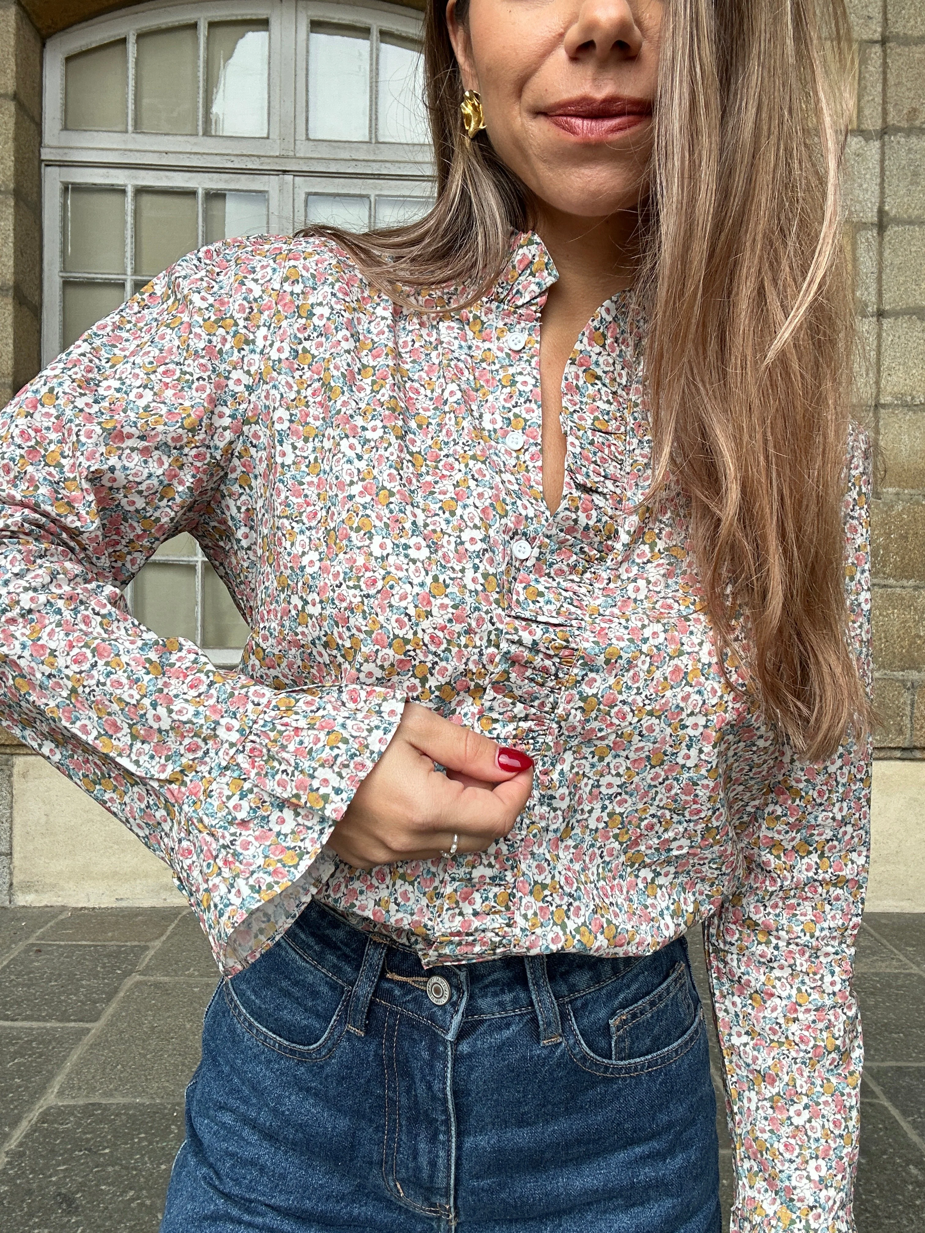 Blouse À Fleurs Jeanne - Image 7