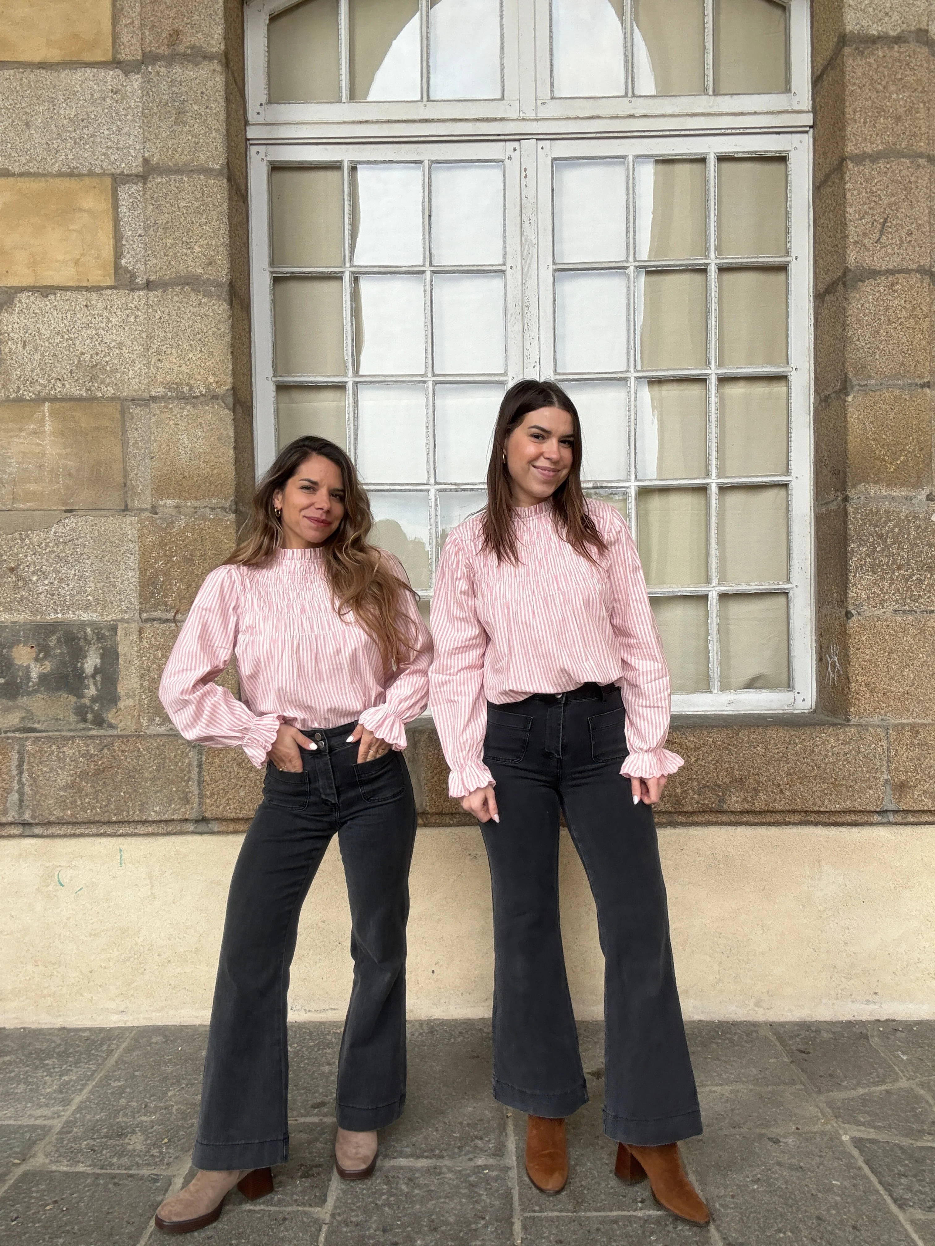 Blouse À Rayures Smockée Rose Chloé - Image 19