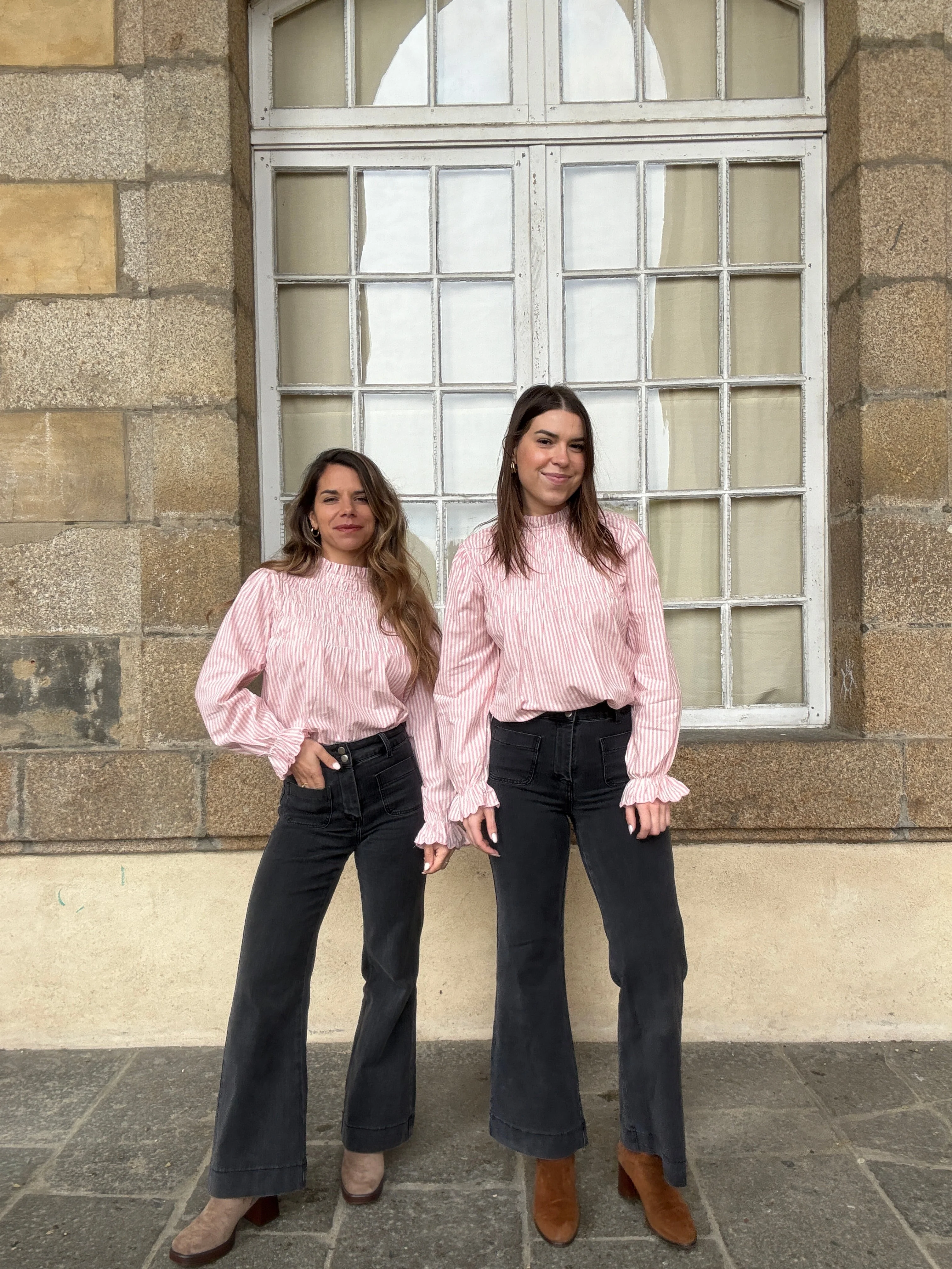 Blouse À Rayures Smockée Rose Chloé - Image 20
