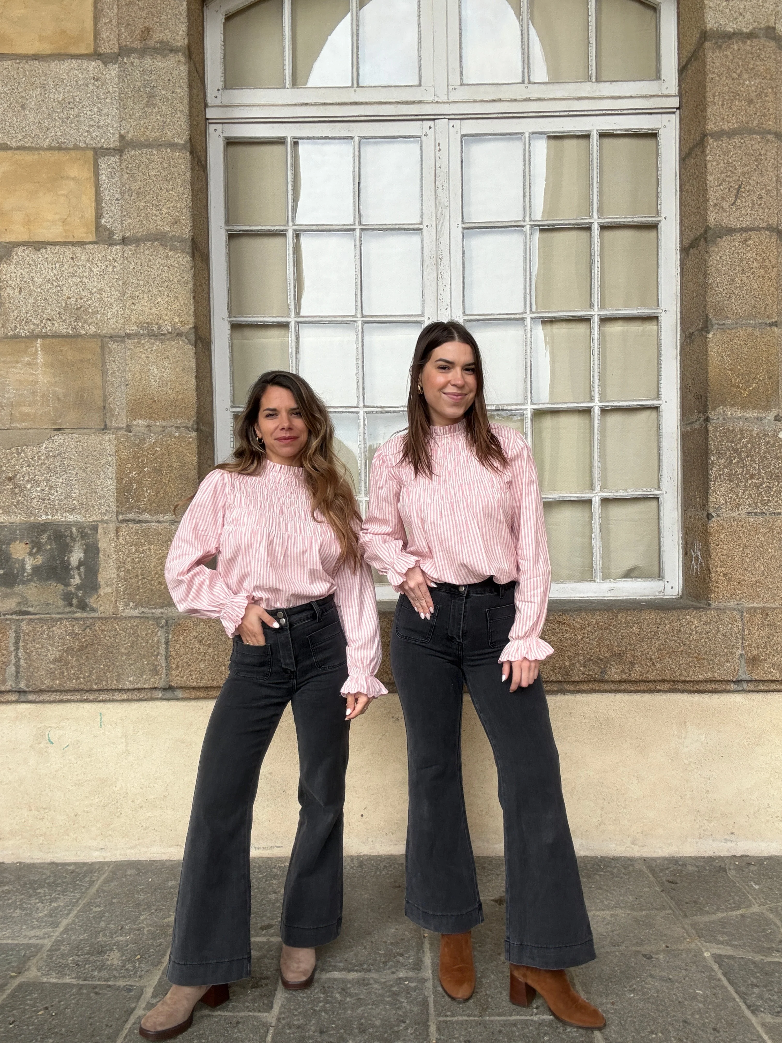 Blouse À Rayures Smockée Rose Chloé - Image 21