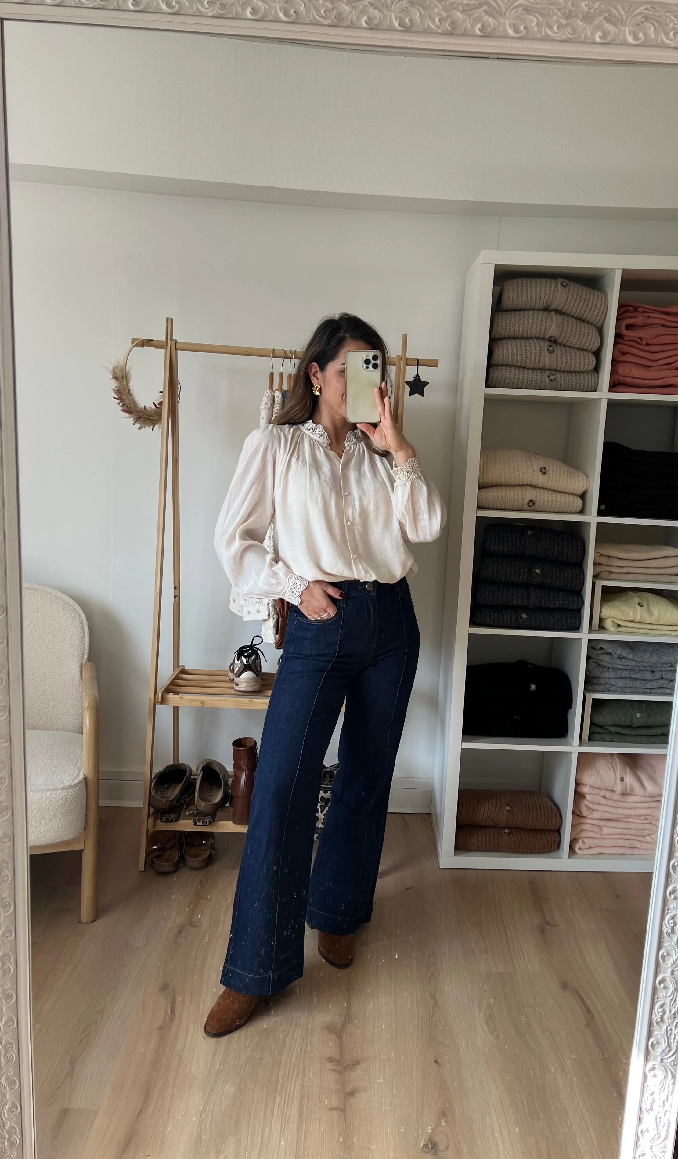 Blouse Écrue Brodée Maïwenn - Image 5