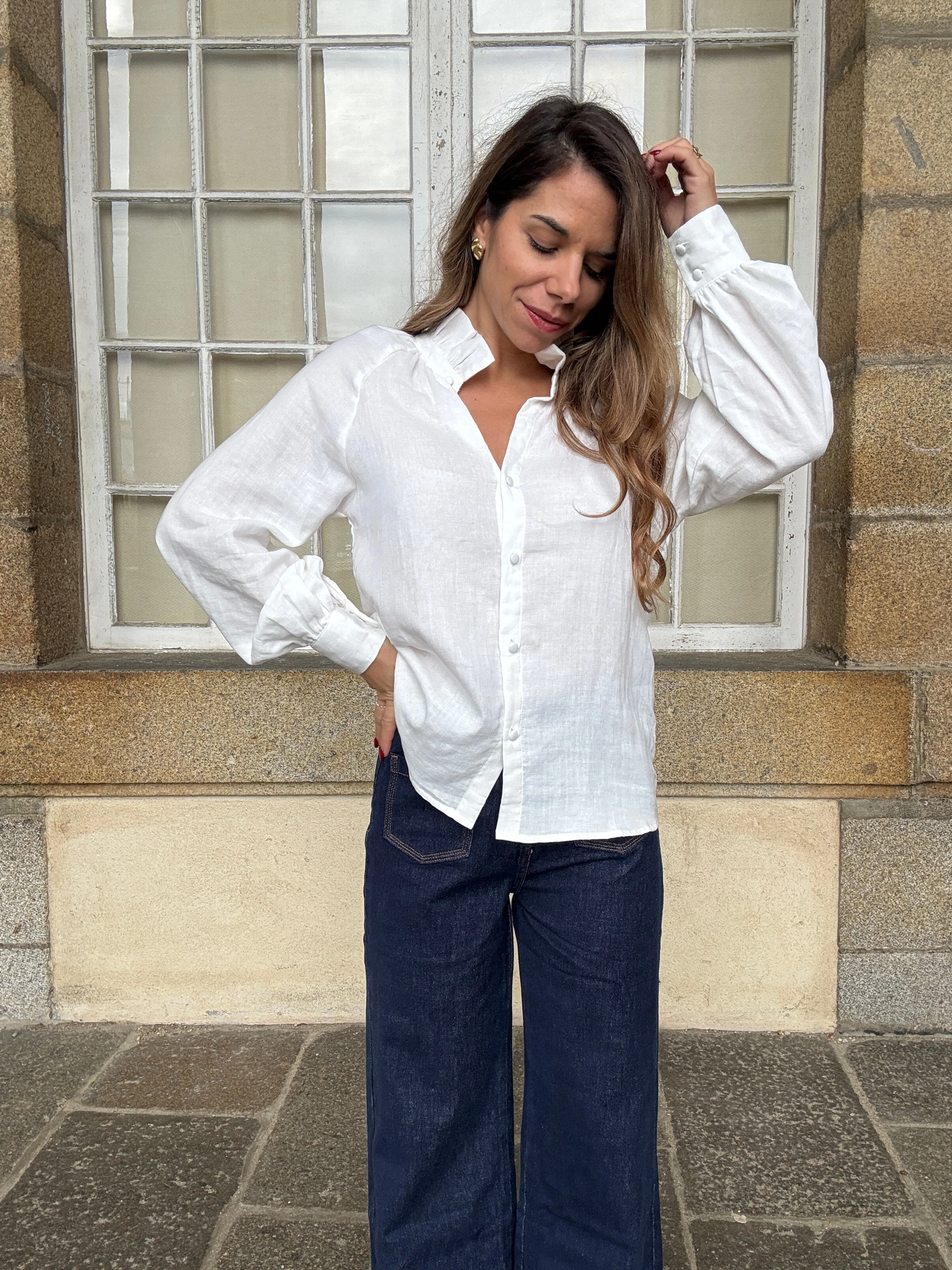 Blouse Blanche Léonie - Image 12