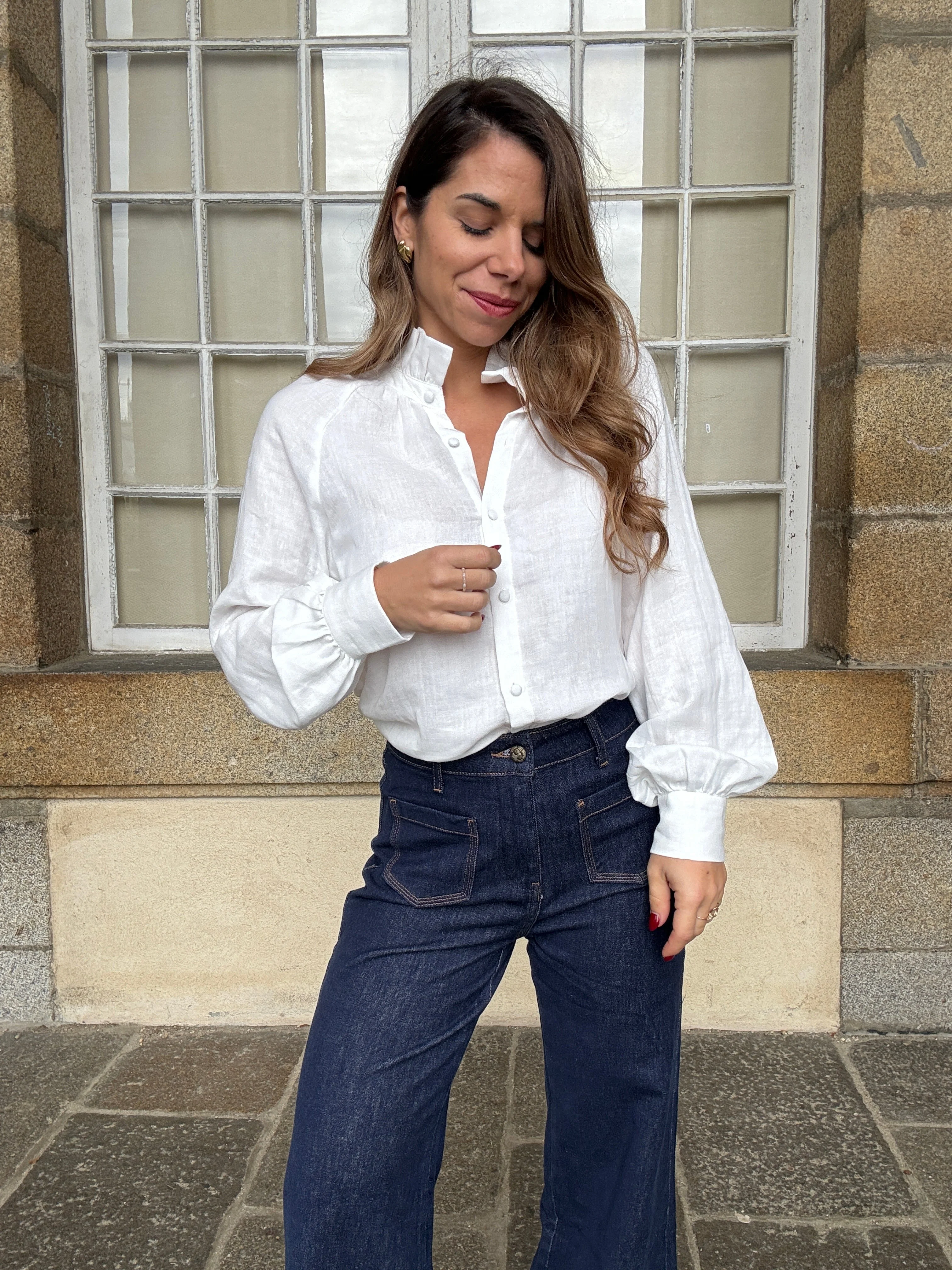 Blouse Blanche Léonie - Image 2
