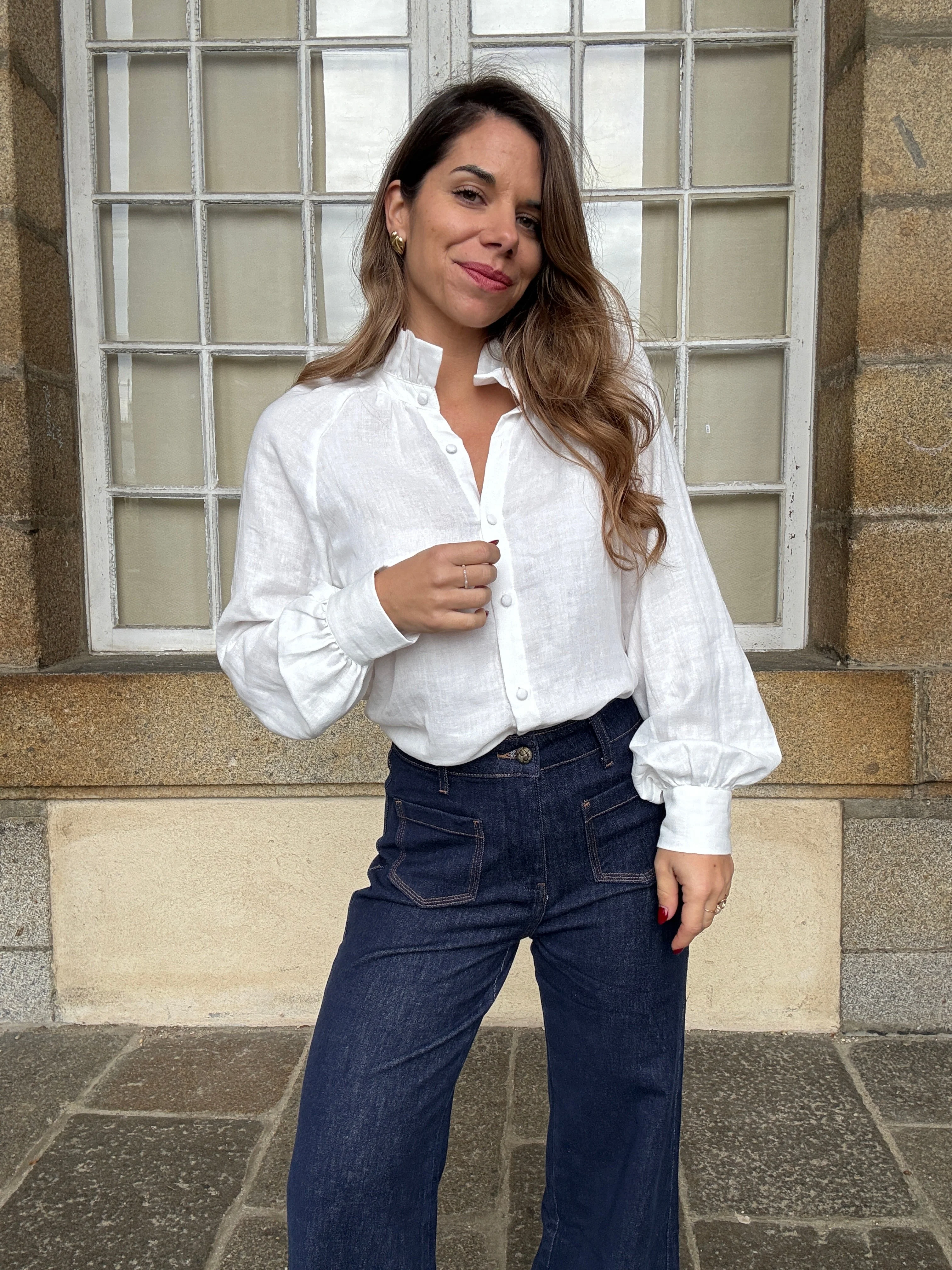 Blouse Blanche Léonie - Image 3