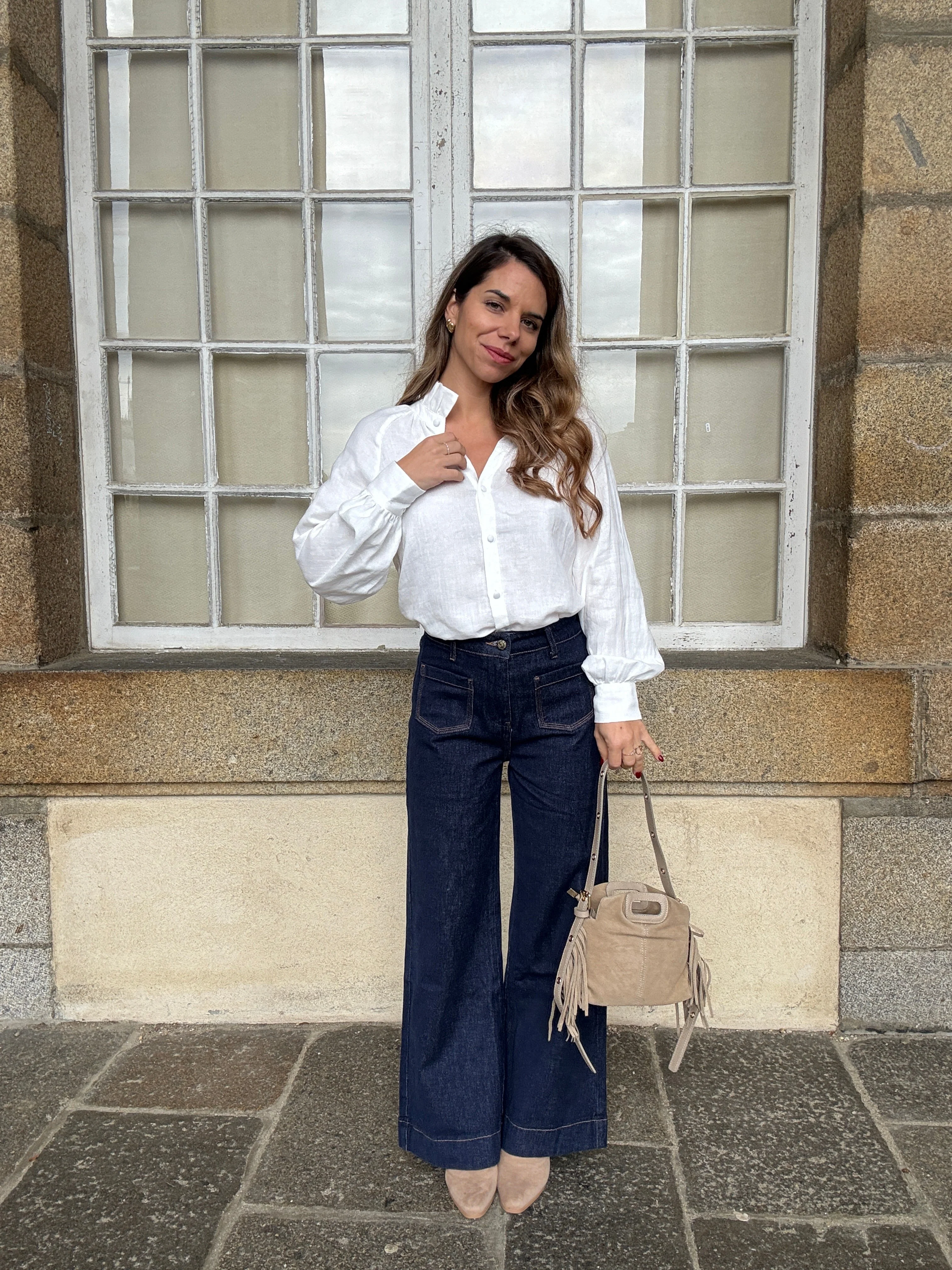 Blouse Blanche Léonie - Image 4