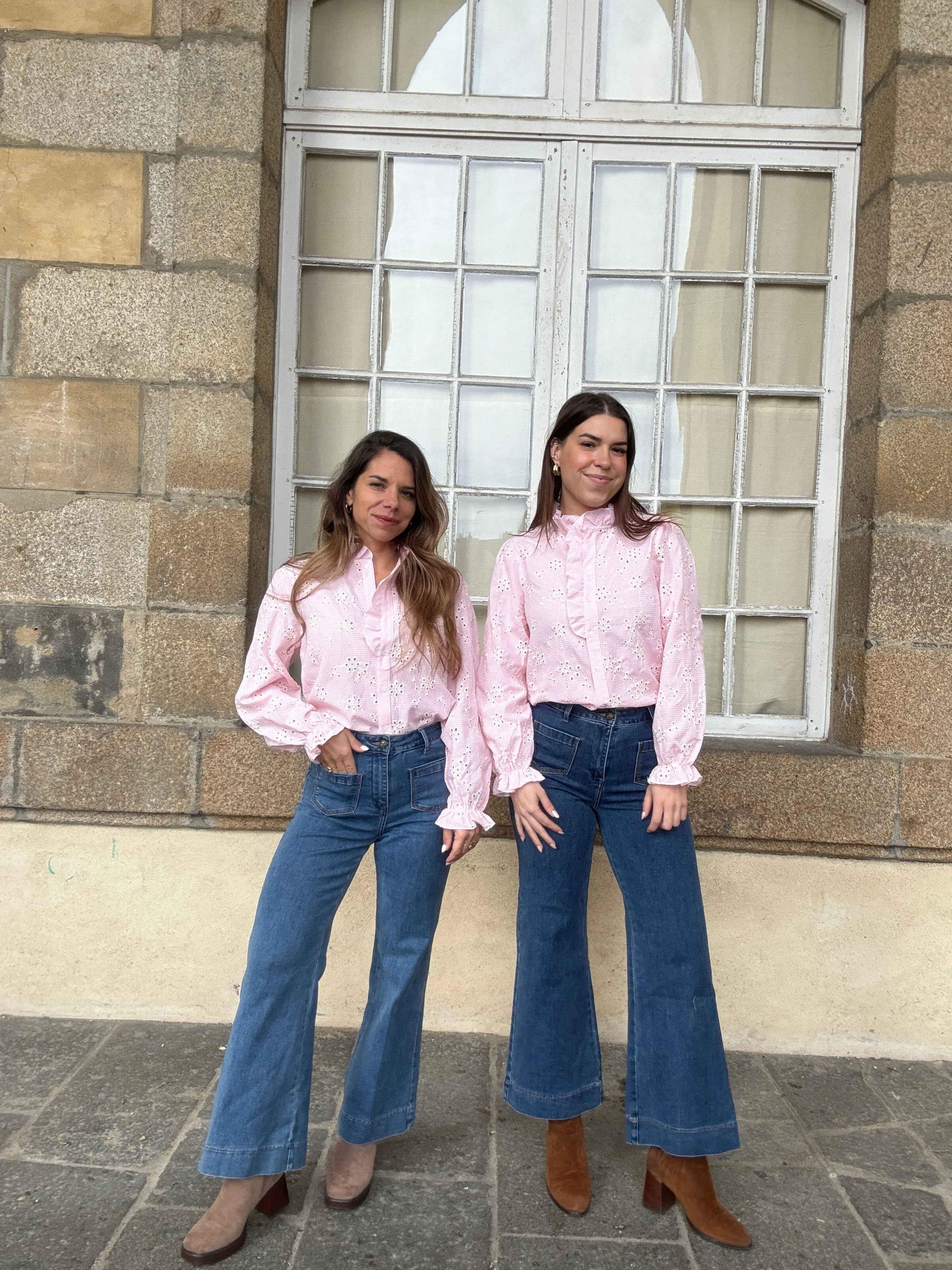 Blouse Brodée Baby Pink Apolline - Image 18