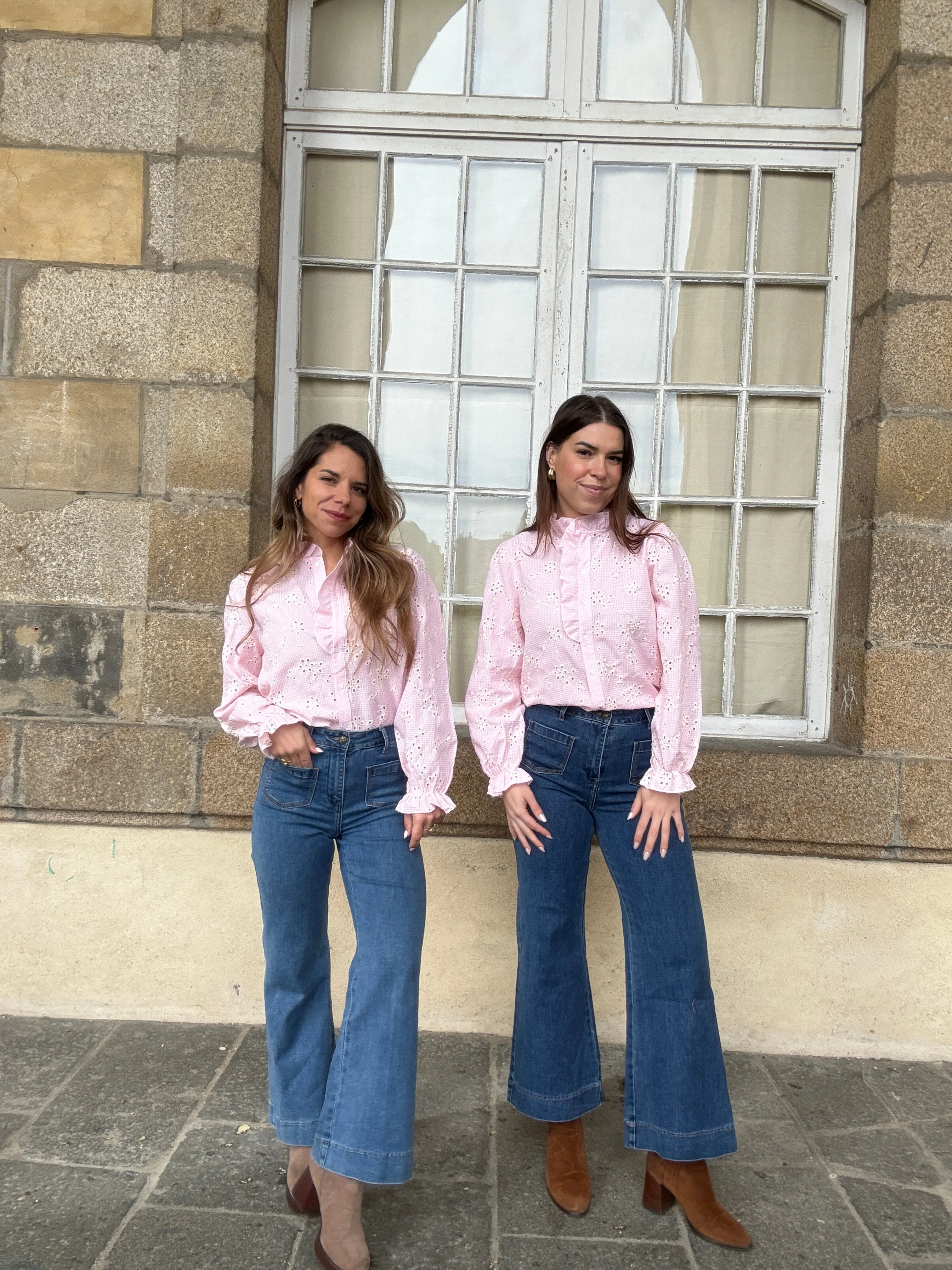 Blouse Brodée Baby Pink Apolline - Image 19