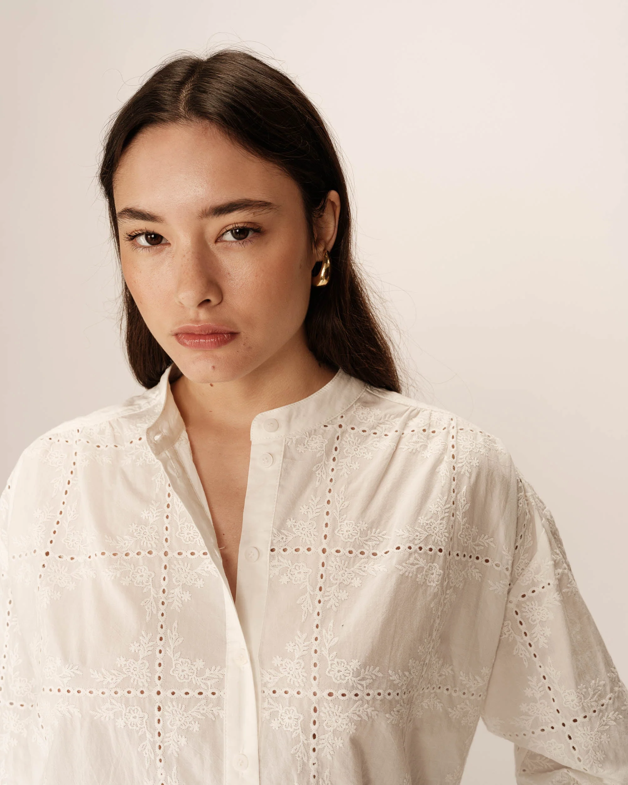 Blouse Plume - Ecru - Image 2