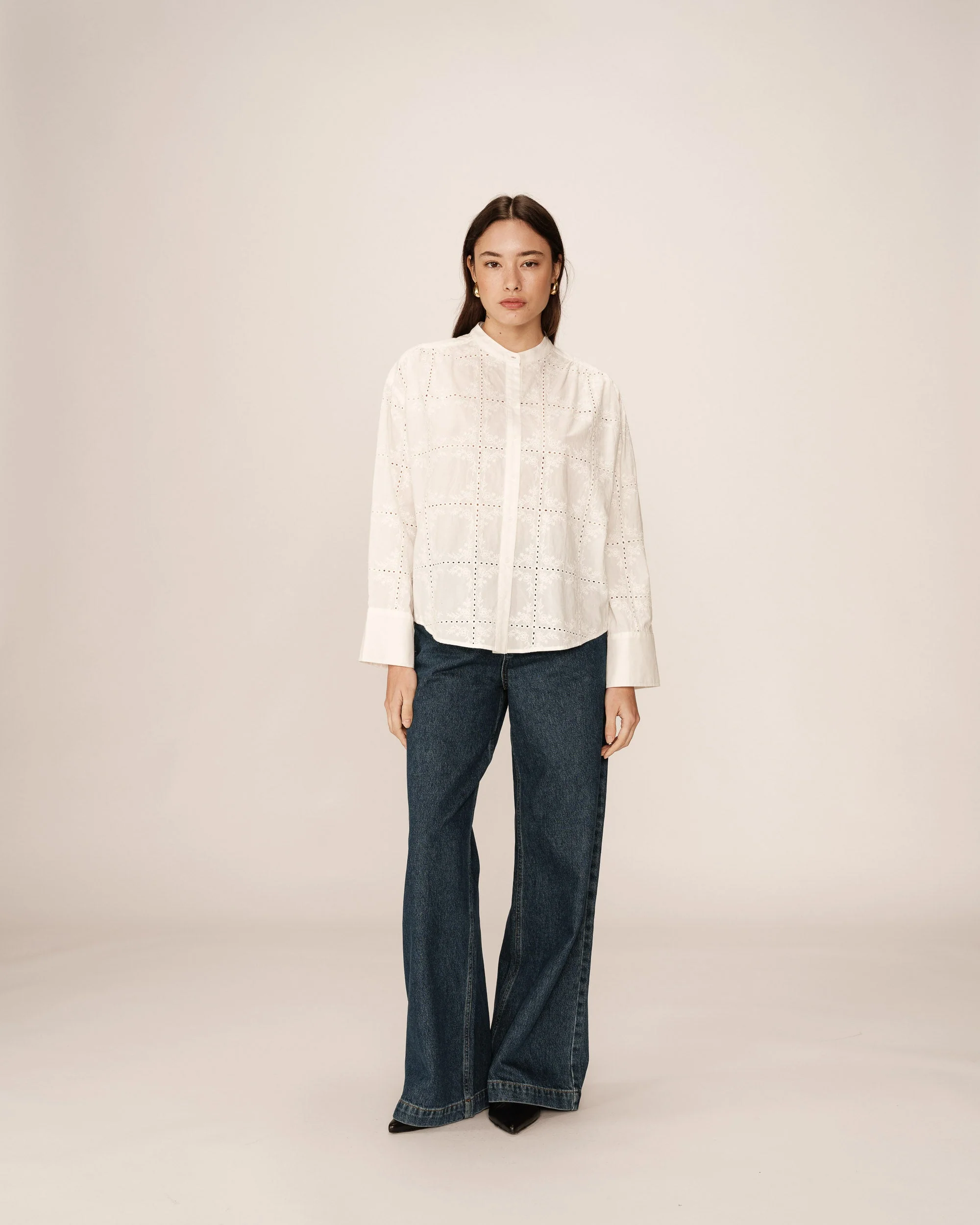 Blouse Plume - Ecru - Image 3
