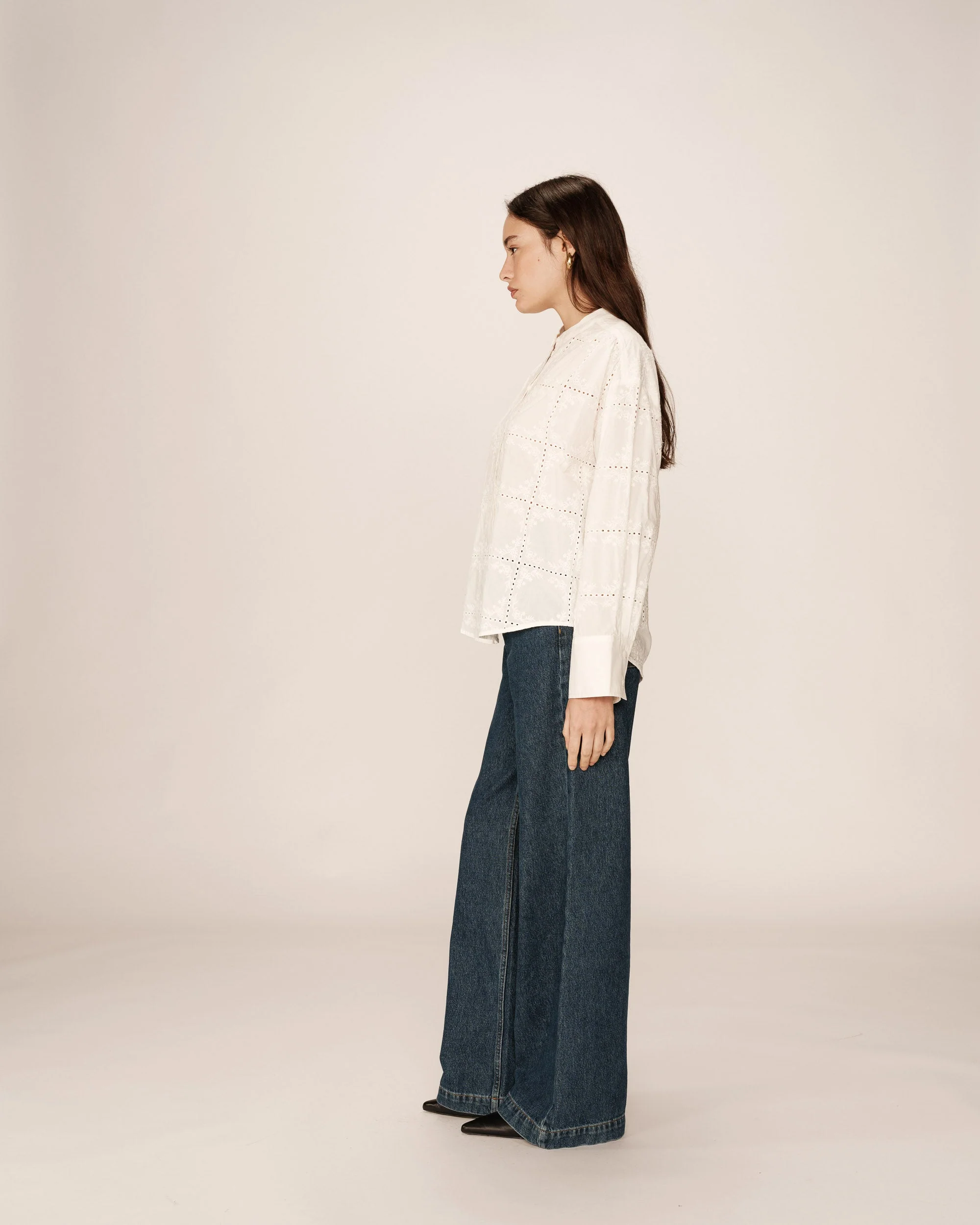 Blouse Plume - Ecru - Image 4