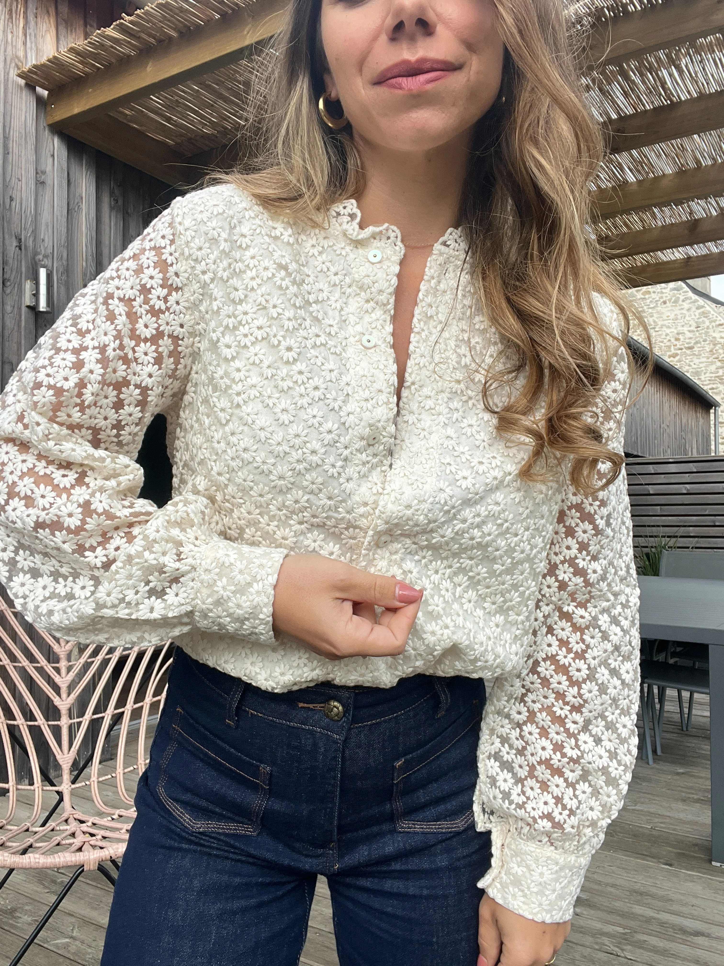 Blouse Brodée Isaure - Image 3