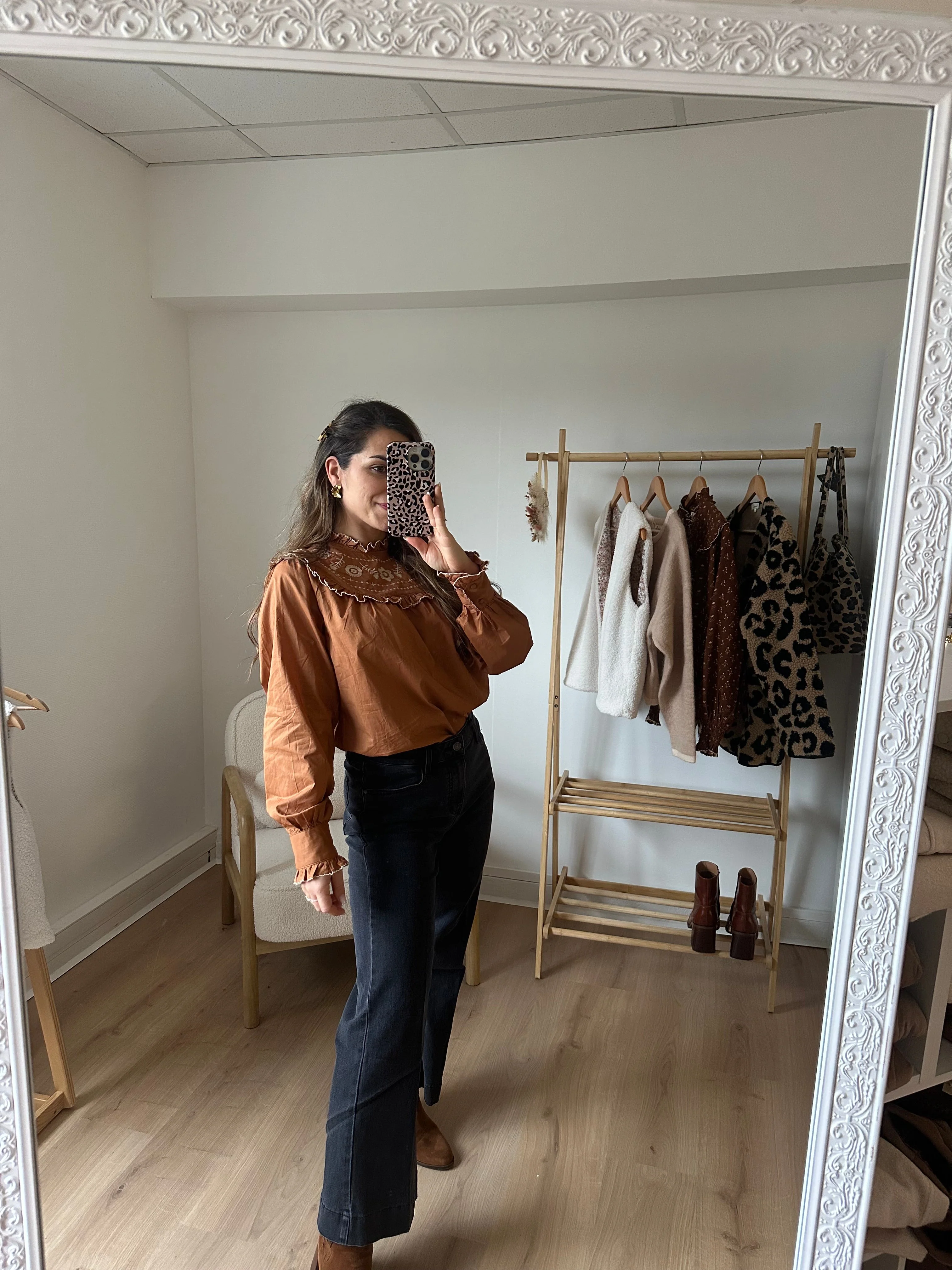 Blouse Chocolat Diane - Image 5