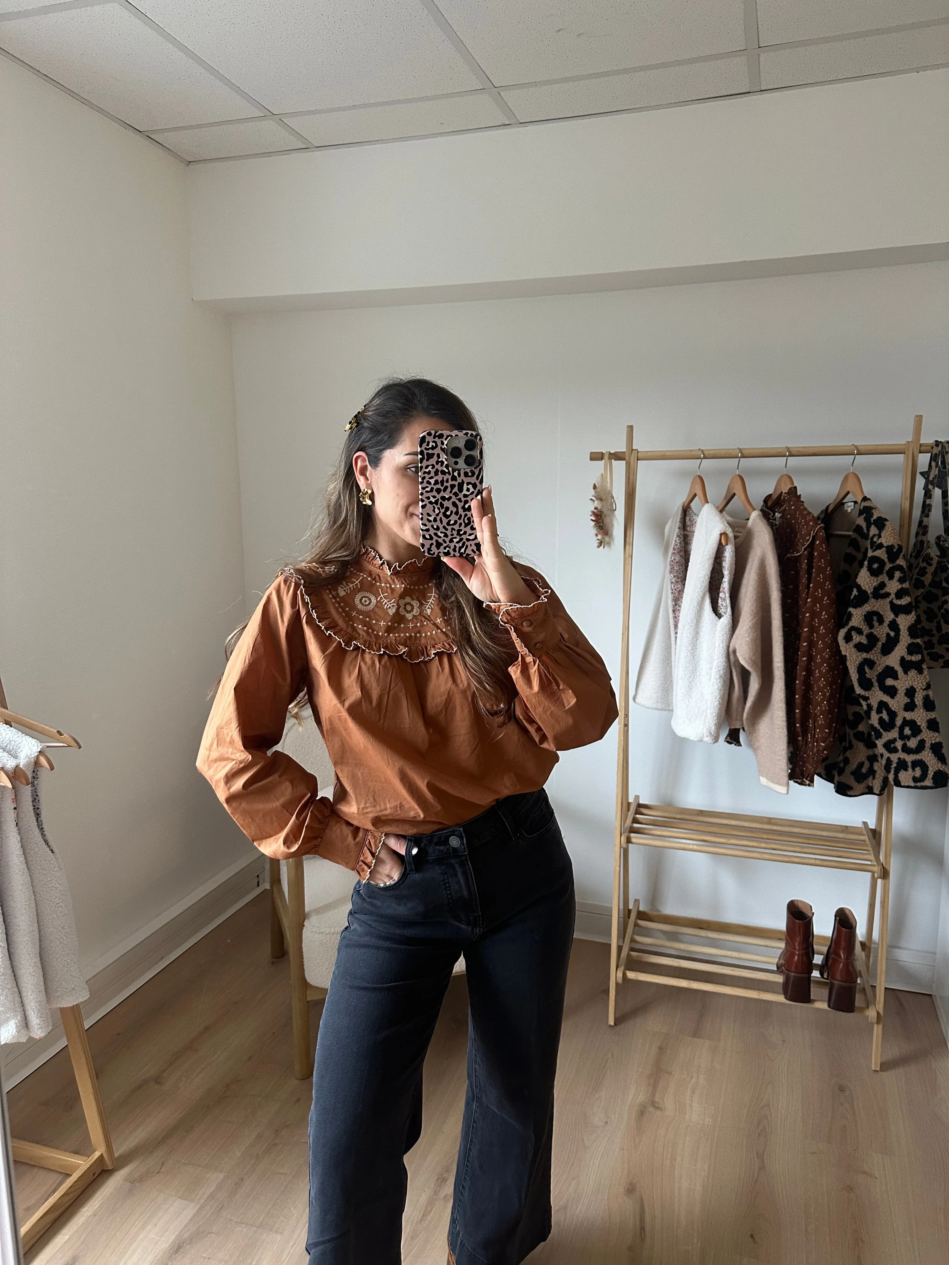 Blouse Chocolat Diane - Image 6