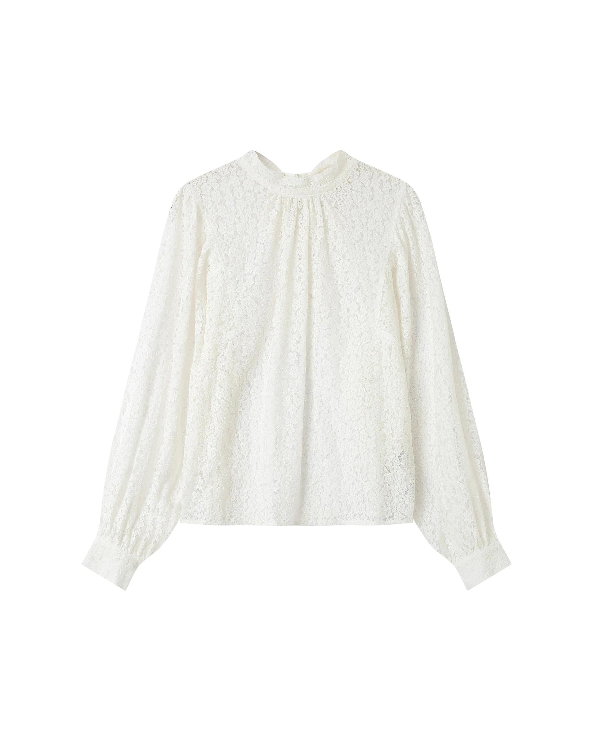 Blouse Col Lavallière Ivoire Sicilia - Image 7