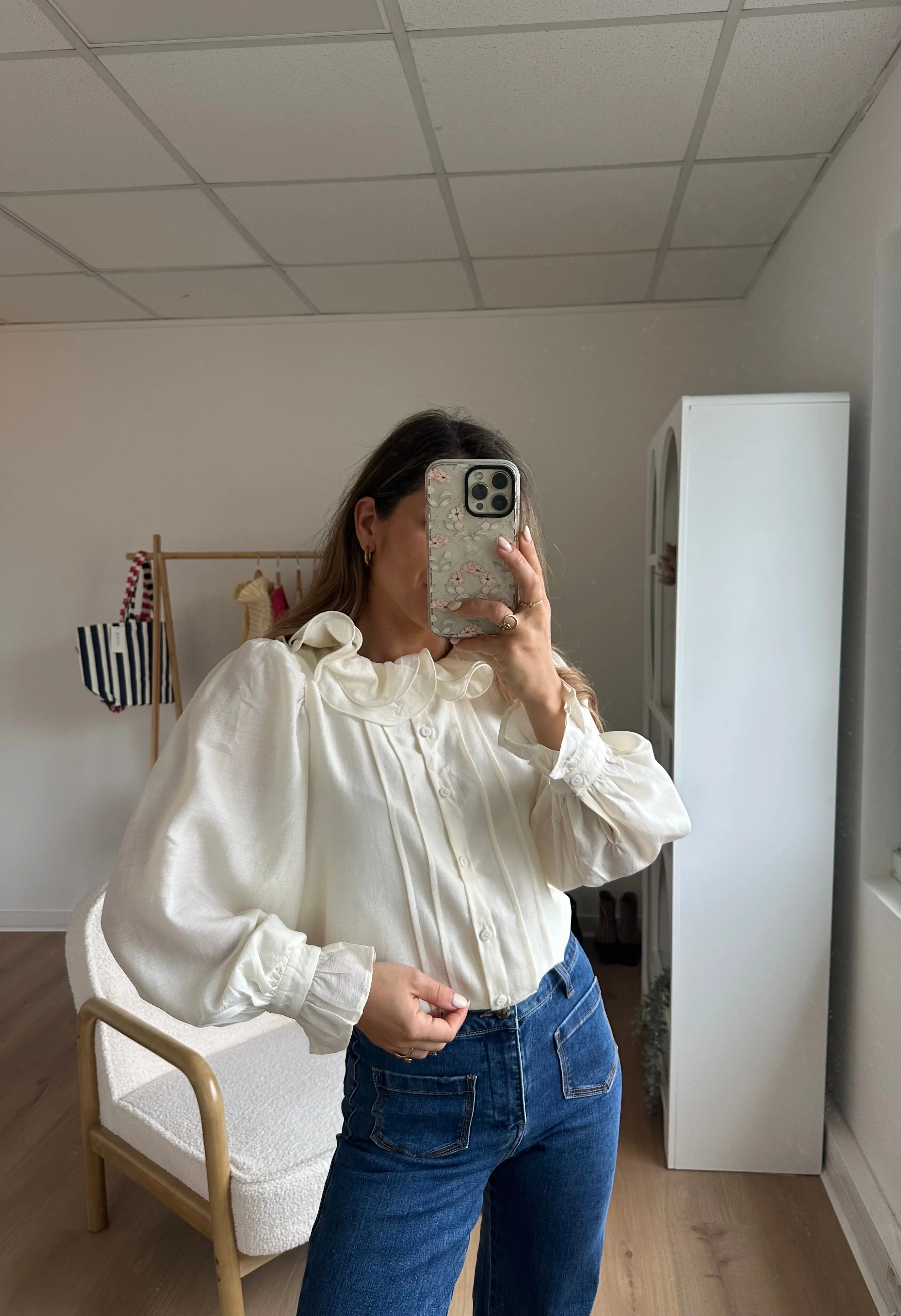 Blouse Brune Écru - Image 18