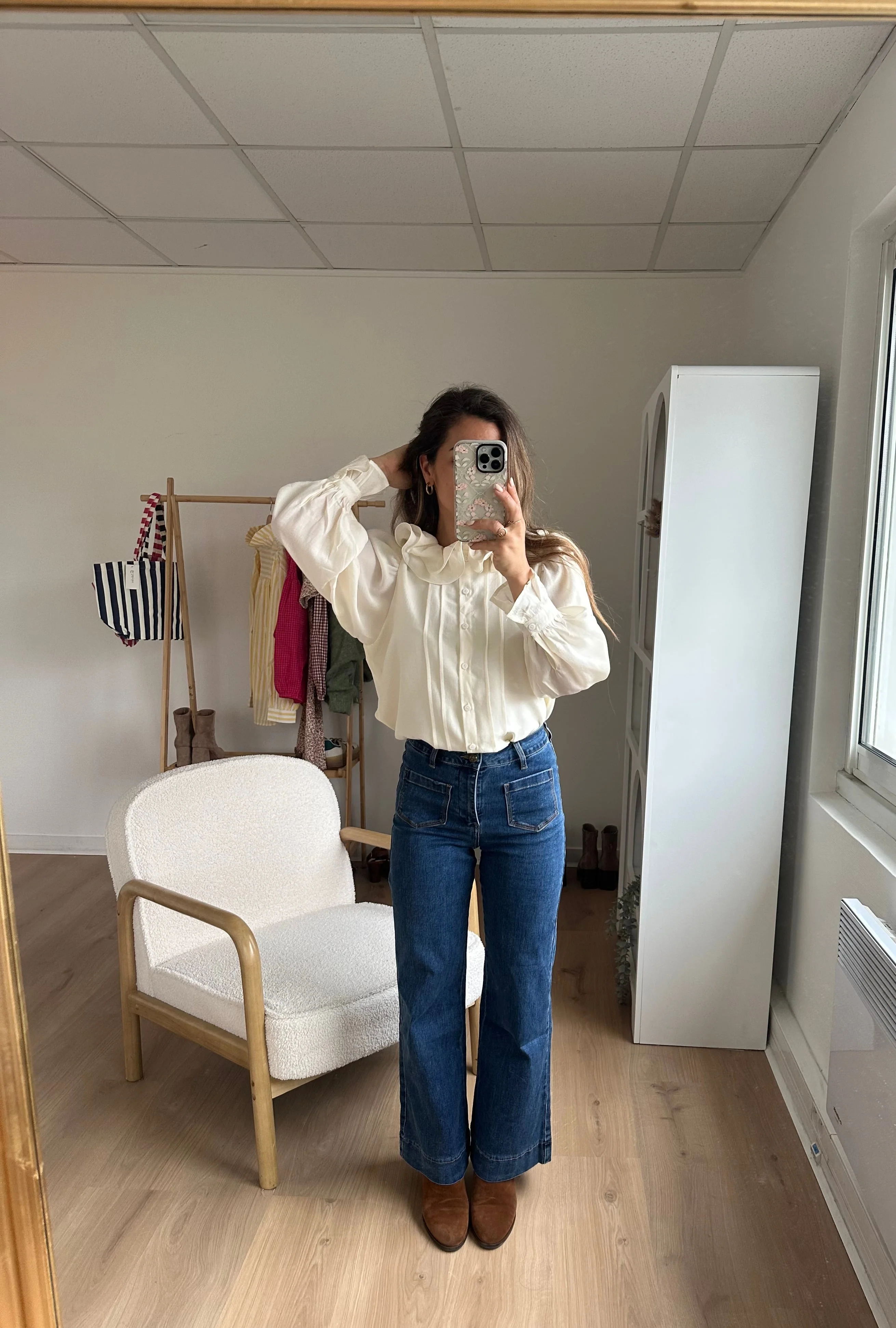 Blouse Brune Écru - Image 19
